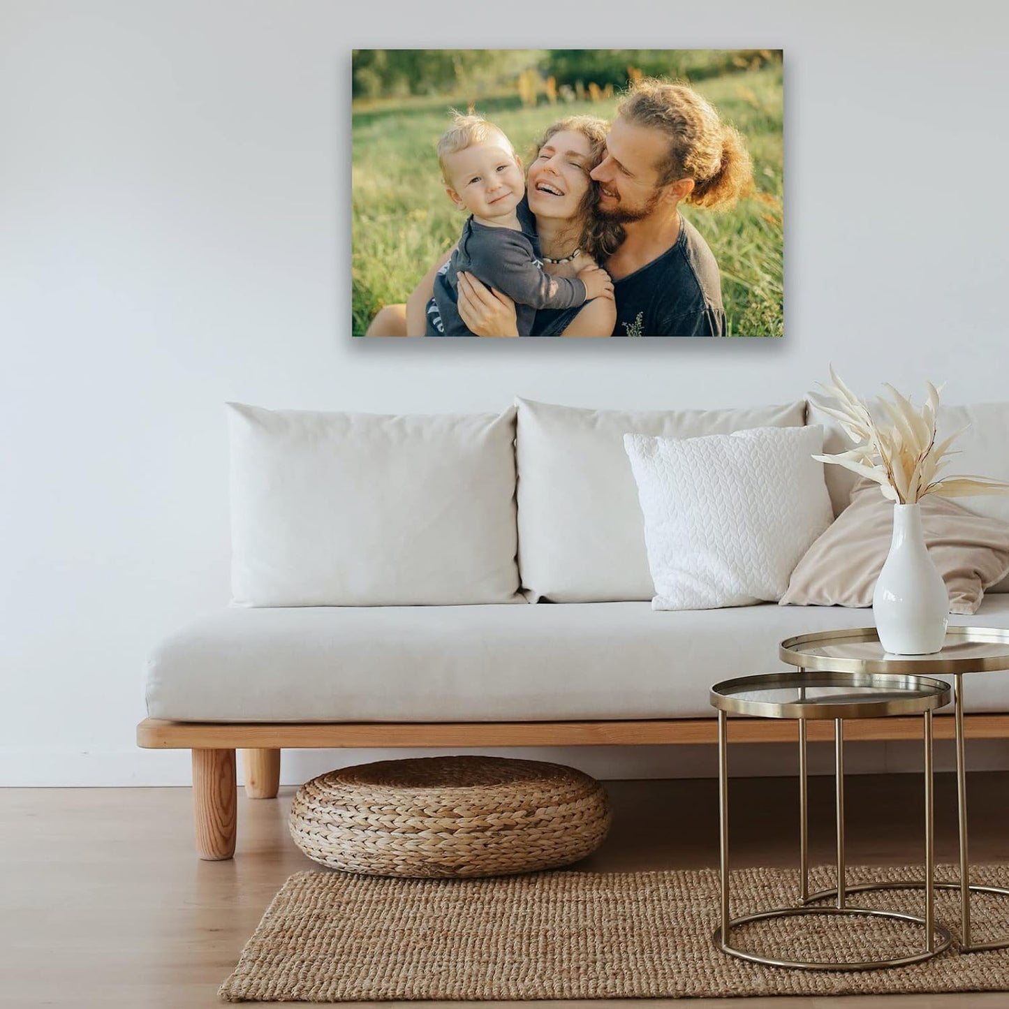 Custom Canvas Prints with Your Photos Custom Wall Art Personalized Canvas Pictures for Pet/Family Gifts for Mom/Men/Women (8'' W x 12'' H)