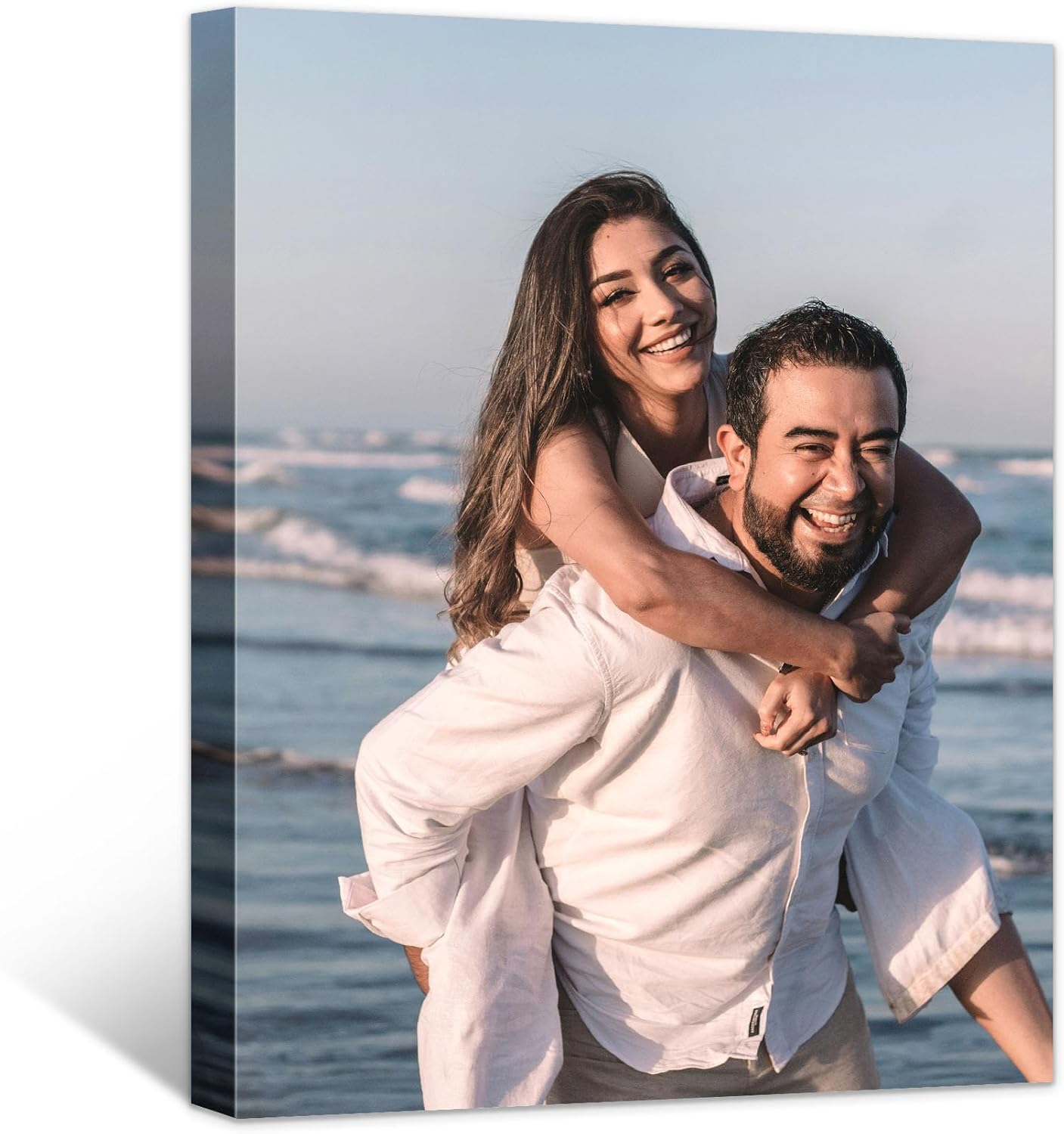 Tapuayts Personalized Custom Canvas Poster: Upload Your Image/Photo for Custom Photo-to-Poster Printing, Quality Wall Art Print (6" X 8")