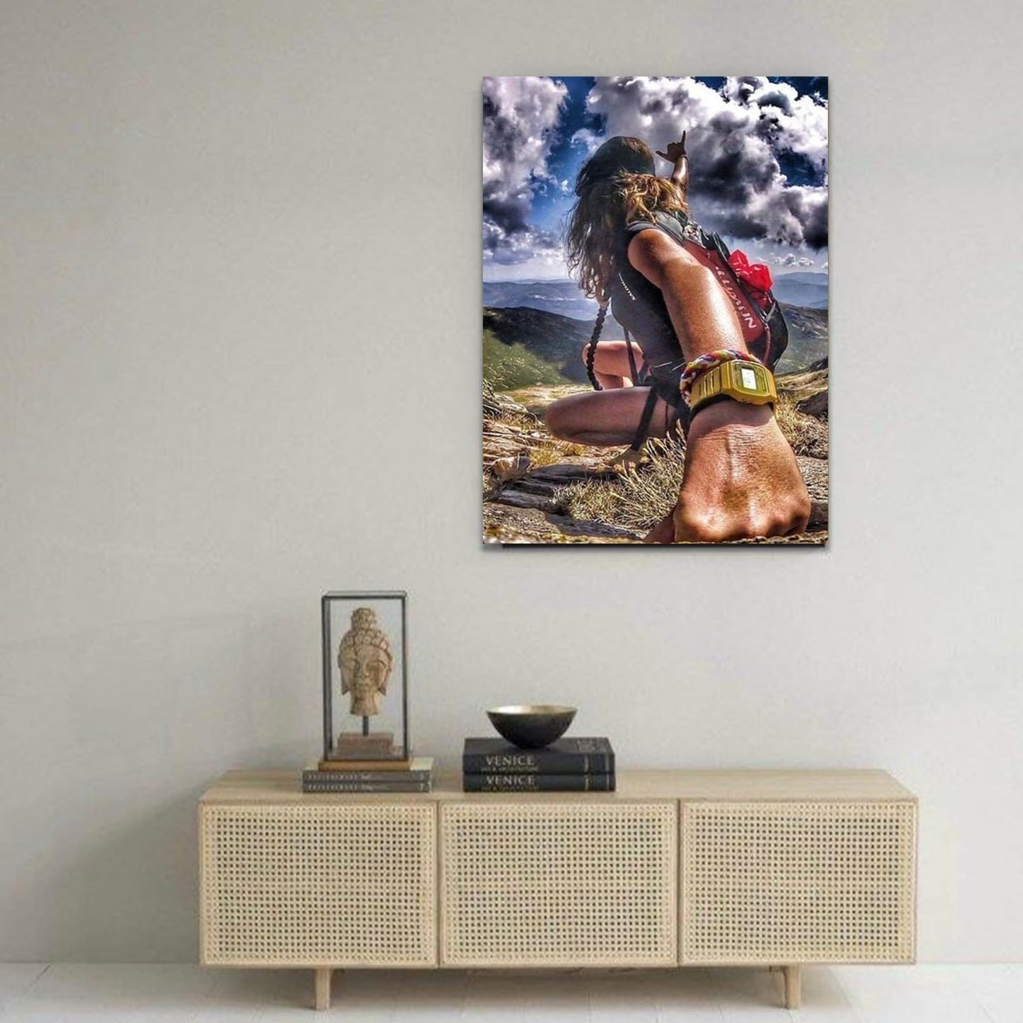 GZZFXXD Personalized Custom 22''x28'' Canvas Prints with Your Photo/your Image Large Wallart Wall Decor for Bedroom Dining room Living room Children's room