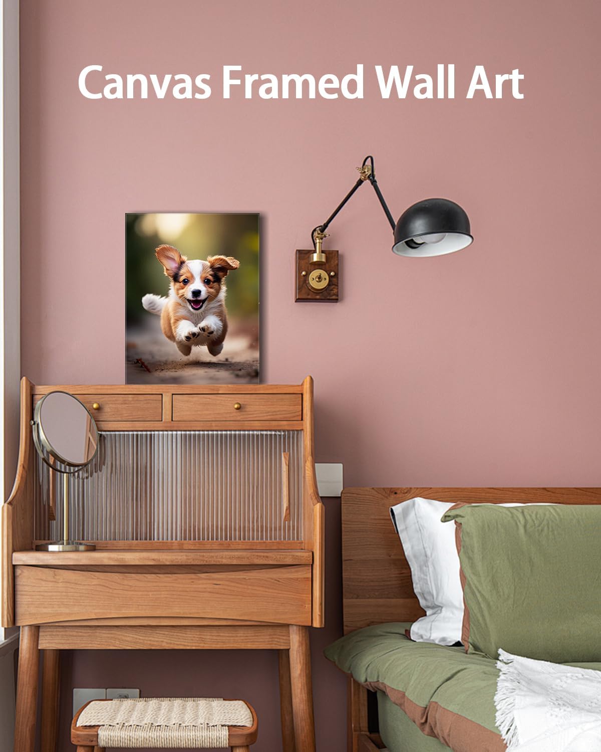 AbcCustomize Canvas Prints with Your Photos, Personalized Photo To Canvas Print for Bedroom, Living Room, Farmhouse Office Decor,Custom Canvas Wall Art for Gifts & Keepsakes, Ready to Hang