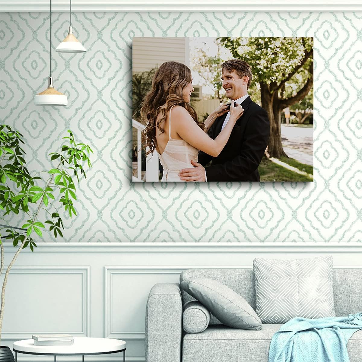 Framed Canvas Prints With Your Photo-Personalized Picture To Canvas Wall Art