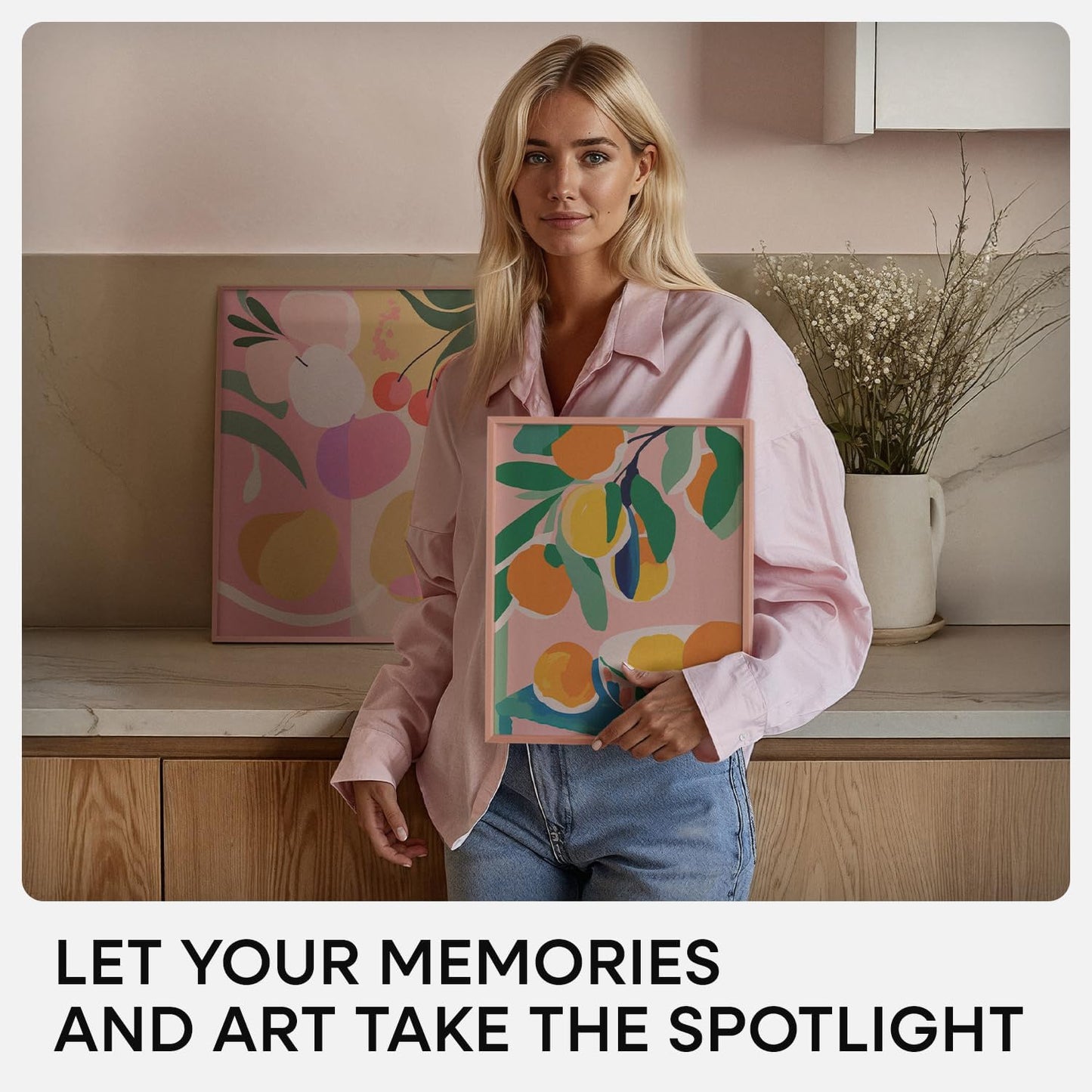 Homeforia 12x16 Rose Gold Picture Frame, High End Metal 12x16 Poster Frames with Mat 9x12 Photo, 12 x 16 Rose Gold Frames Matted to 9 by 12 Print, 16x12 Thin Frames, Tempered Glass, Wall Kit, Set of 1