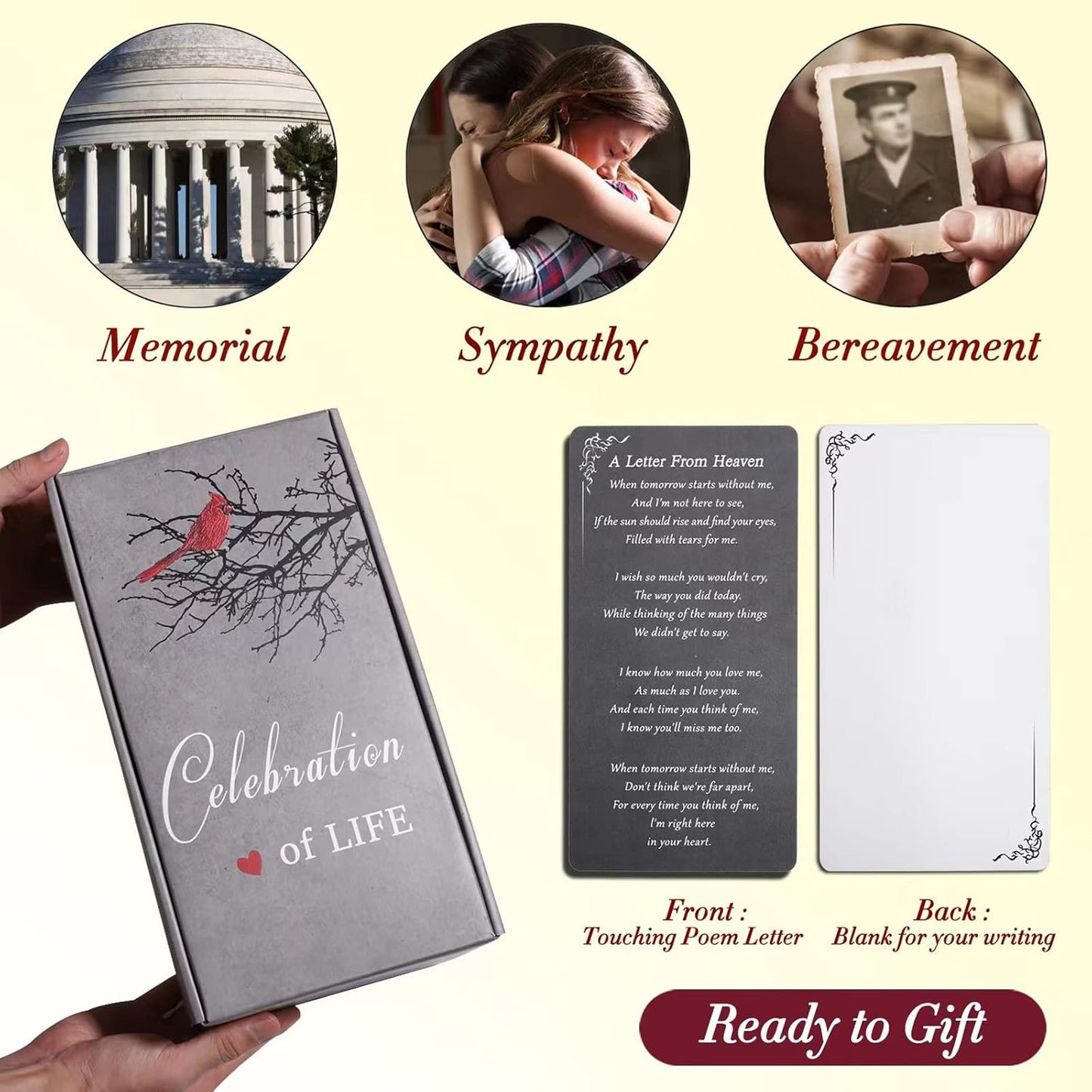 Memorial Lantern, Sympathy Gifts for Loss of Mom/Dad/Loved One, Bereavement Gifts, in Memory of Loved One Gifts, Remembrance Gifts for Loss, Celebration of Life, Memorial Gifts, Funeral Gifts