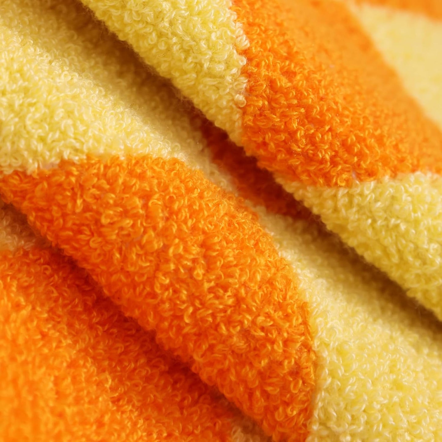 Alysheer Checkered Embroidered Decorative Throw Pillow Covers 18"x 18" Set of 2, Farmhouse Boho Orange Yellow Plaid Tufted Patterned Cotton Canvas Cushion Case for Sofa Couch Bed Living Room Outdoor