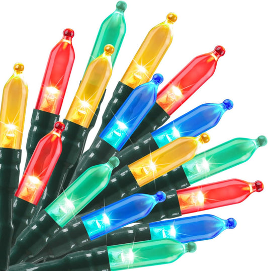 Battery Operated Christmas String Lights, 8ft 20 LED Mini Lights with Timer, Christmas Tree Lights for Indoor Outdoor Bedroom Wedding Party Holiday Xmas Decoration，Multicolor