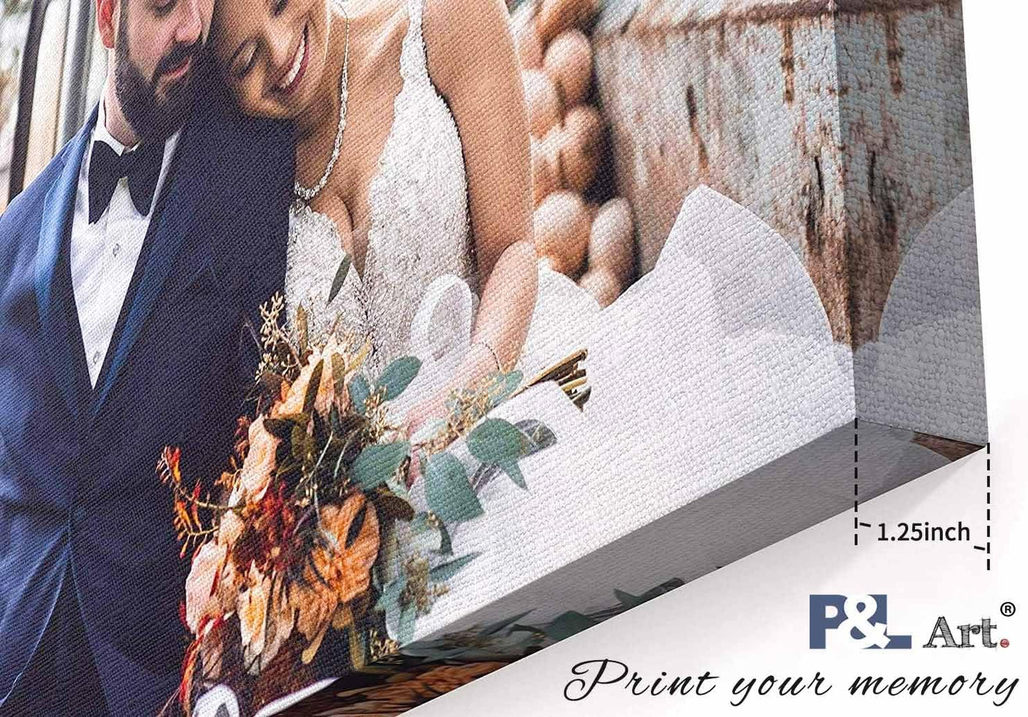 Personalized Custom Canvas Prints: Photo On Canvas (Framed Canvas, 16x20) Transform Your Photos into Stunning Framed Wall Art Digitally Printed Photo To Canvas Ideal for Home Decor