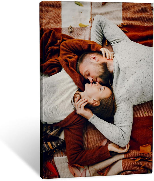 Personalized canvas prints with your photos Canvas Prints With Your Photos on Custom Wall Art for Bedroom, Living Room, Wedding Baby Pet Family Home Decor Gifts Keepsakes Picture Framed Wall Art 40×30