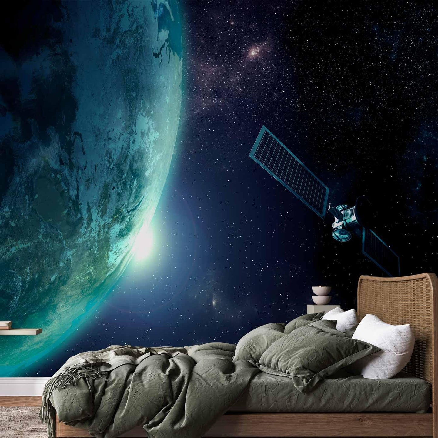 artgeist Wall Mural Cosmos Galaxy 193x138 in - XXL Peel and Stick Self-Adhesive Wallpaper Removable Large Sticker Foil Wall Decor Print Picture Image Design n-B-0007-a-c