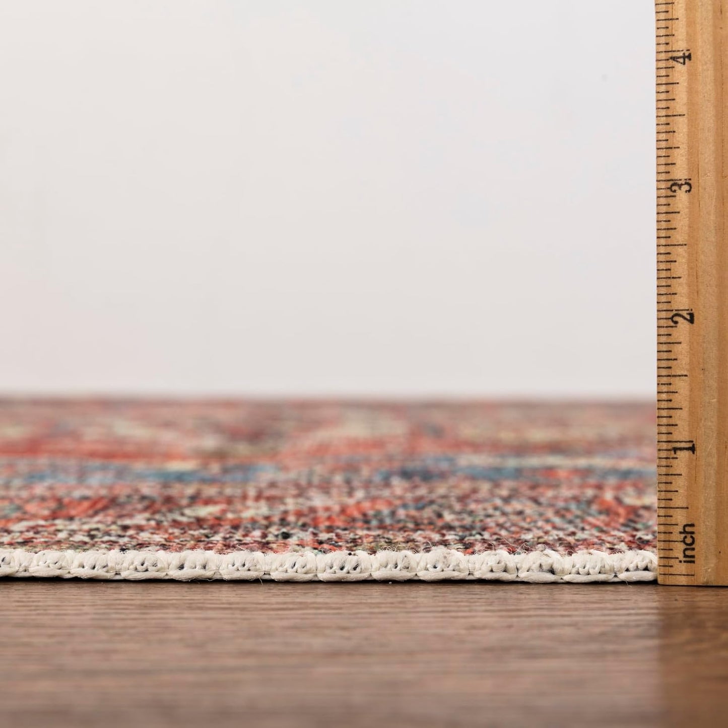 Keen Home Design 2x7 Rug - Machine Washable Runner Rug with Non-Slip Backing, Ideal for Hallway, Entryway, Kitchen, Laundry Room - Vintage, Easy Clean, Durable, Low Pile Rug - (2'6" x 7')