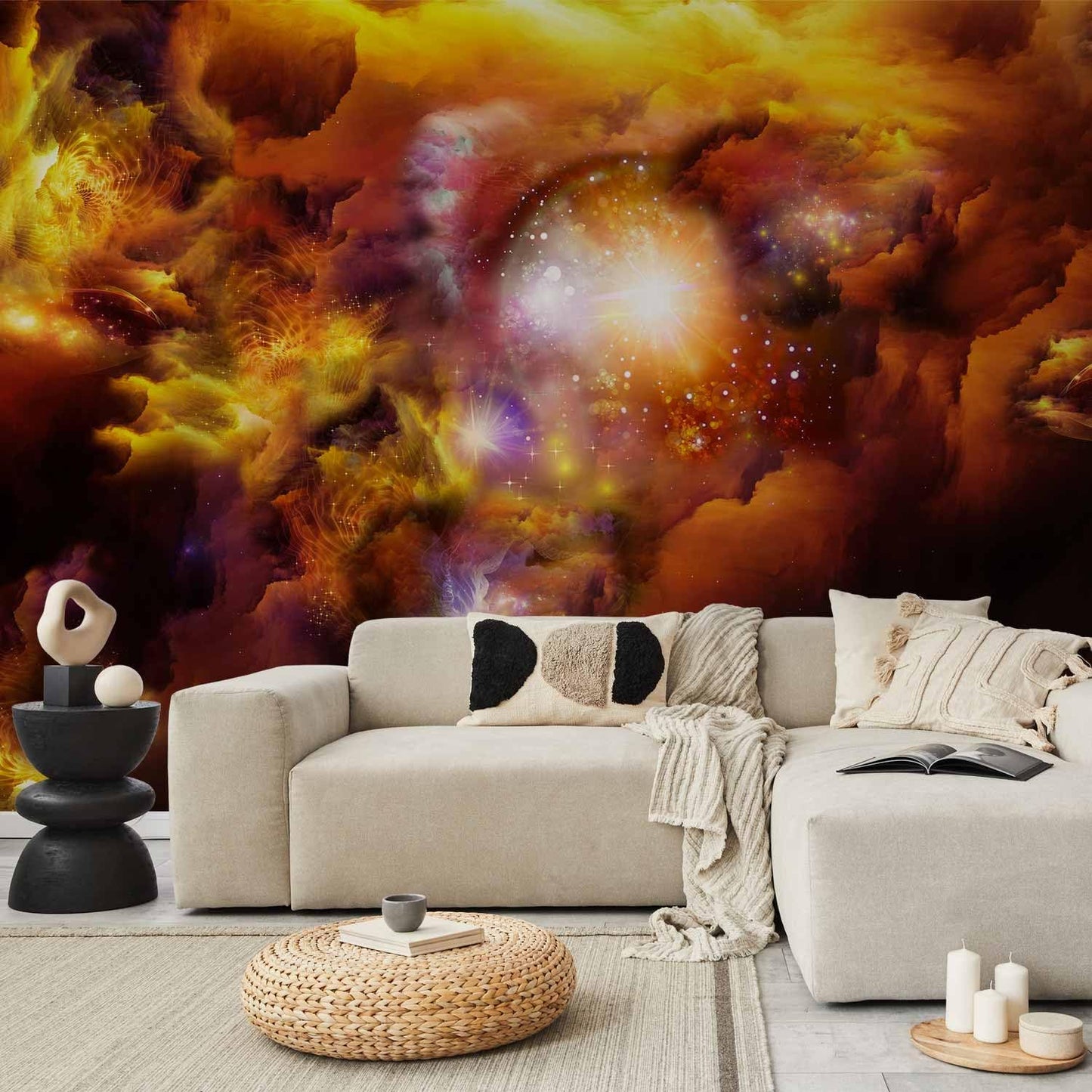 artgeist Premium Wall Mural Cosmos Galaxy 118x83 in - XXL Non-Woven Wallpaper Fleece Wall Decor Photo Print Picture Image Design Home n-A-0027-a-d