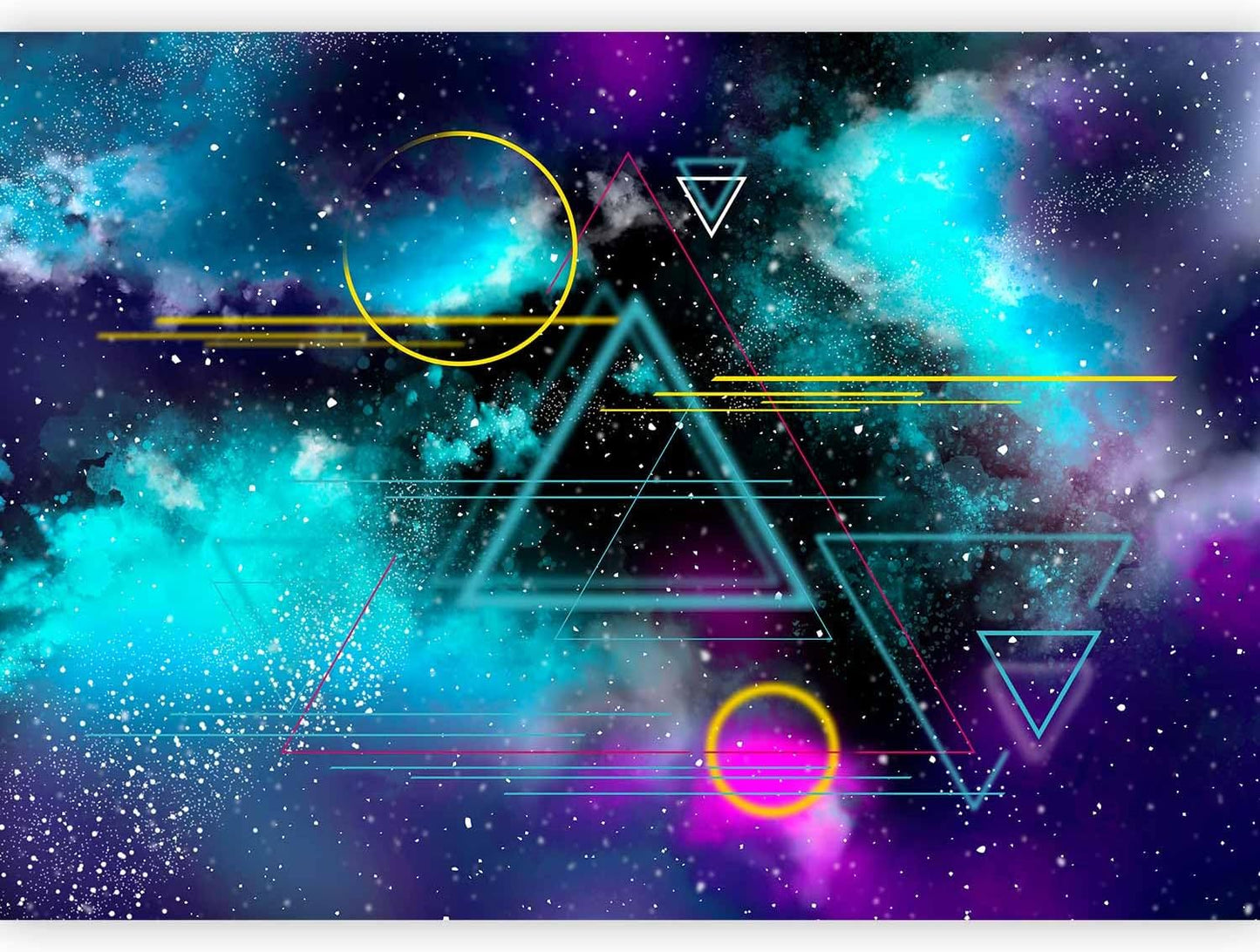 artgeist Premium Wall Mural Galaxy 197x138 in - Non-Woven Wallpaper Fleece Wall Decor Photo Print Picture Image Design Home Mural Cosmos Galaxy Cosmonaut Astronaut a-A-10328-a-a