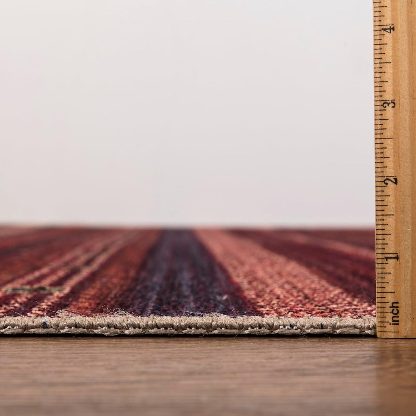 Keen Home Design 8x10 Rug - Machine Washable Area Rug with Non-Slip Backing, Ideal for Living Room, Dining Room, Bedroom - Vintage, Easy Clean, Durable, Low Pile Rug - (8' x 10')