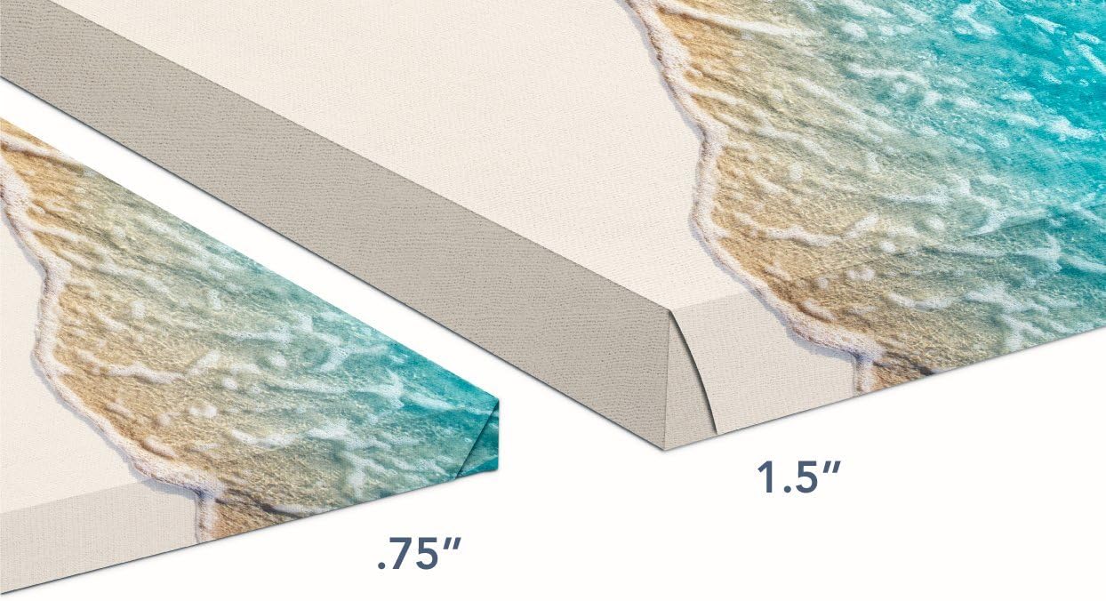 BuildASign Custom Canvas Prints with Your Photos – Personalized Picture To Canvas Wall Art, Perfect for Home Decor, Gifts & Keepsakes, Ready to Hang (12" L x 36" W x .75”D)