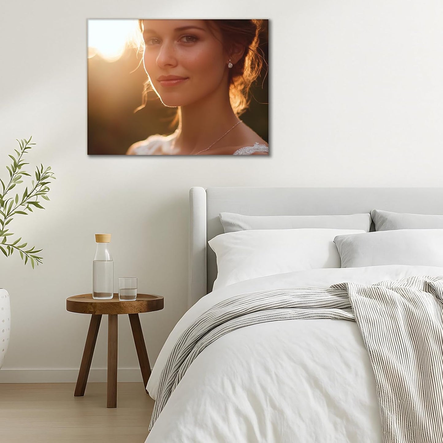 Personalized Canvas Pictures Custom Poster Print Canvas Wall Art Personalized Pictures for Living Room Custom Photo Print 12x18in