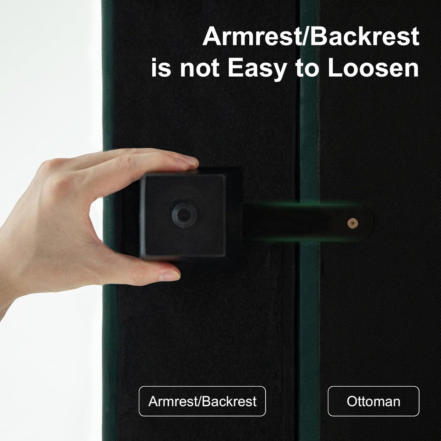 Belffin Modular Sectional Sofa with Double Chaise Velvet U Shaped Sofa Reversible Sectional Couch with Storage Green