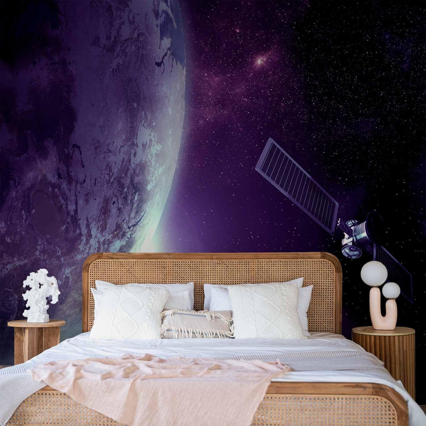 artgeist Wall Mural Cosmos Galaxy 135x101 in - Peel and Stick Self-Adhesive Wallpaper Removable Large Sticker Foil Wall Decor Print Picture Image Design n-B-0007-a-d