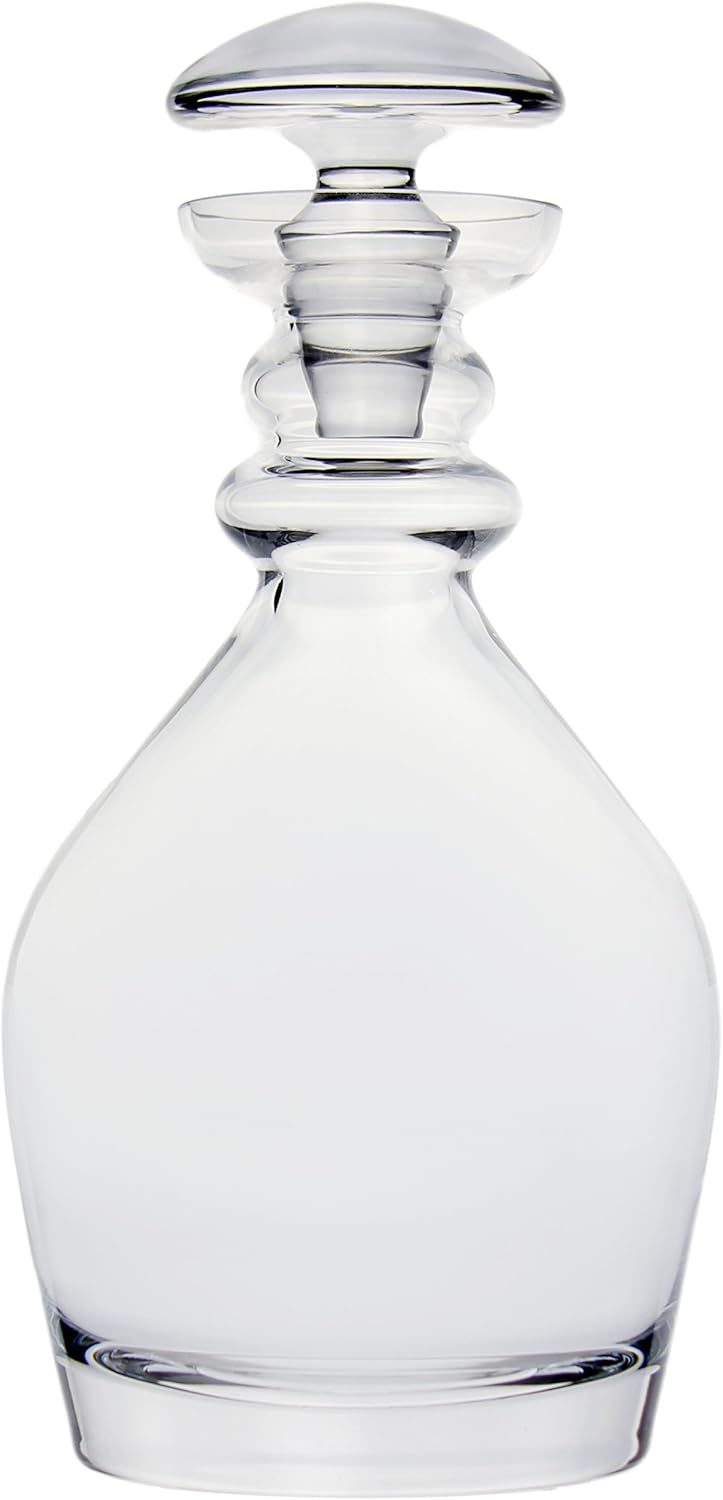Ravenscroft Crystal | Elegant European-Made Hand-Blown Thomas Jefferson Decanter with Stopper | 100% Lead-Free Crystalline | 47.5 FL Oz | Gift-Boxed