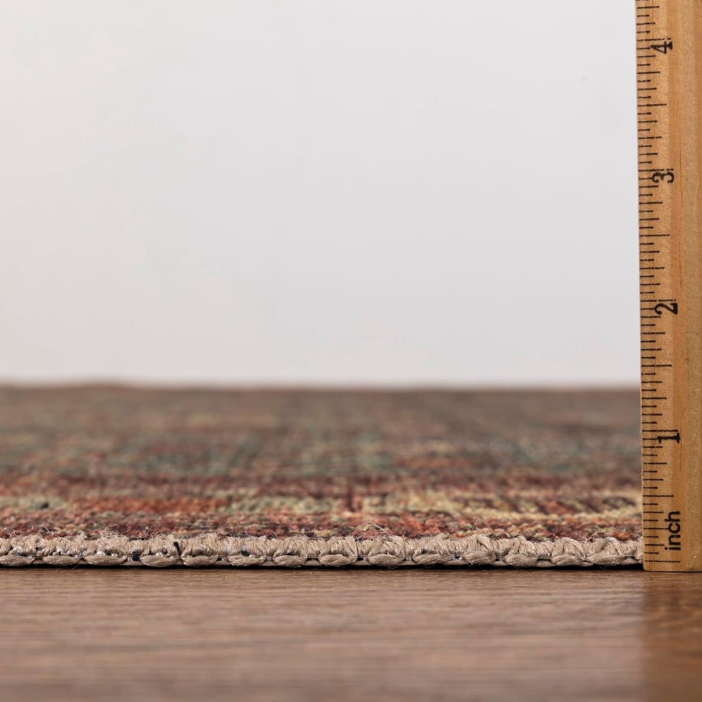 Keen Home Design 6x9 Rug - Machine Washable Area Rug with Non-Slip Backing, Ideal for Living Room, Dining Room, Bedroom - Vintage, Easy Clean, Durable, Low Pile Rug - (6' x 9')