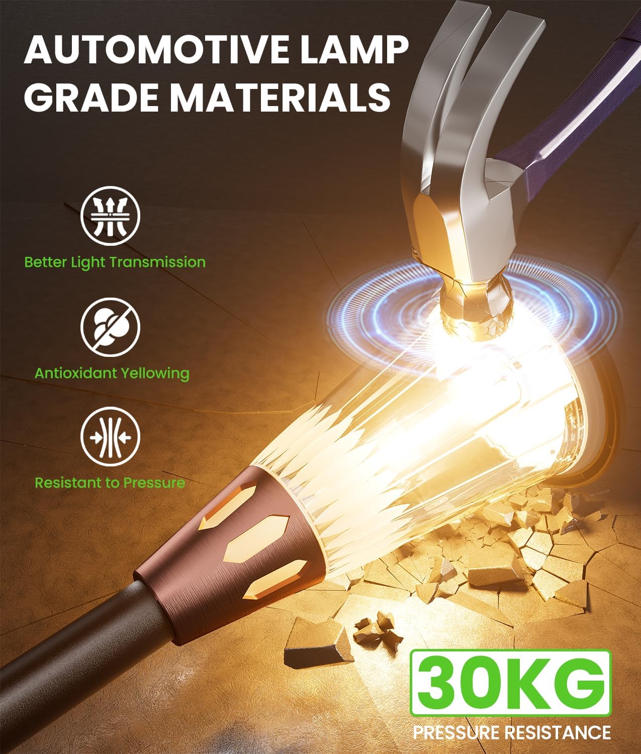 4 Pack Solar Pathway Lights Waterproof IP65, 2-in-1 Warm&Cool Solar Lights Outdoor, Bright Solar Light Outside Pathway, Auto On/Off Outdoor Light for Yard Walkway Driveway Landscape