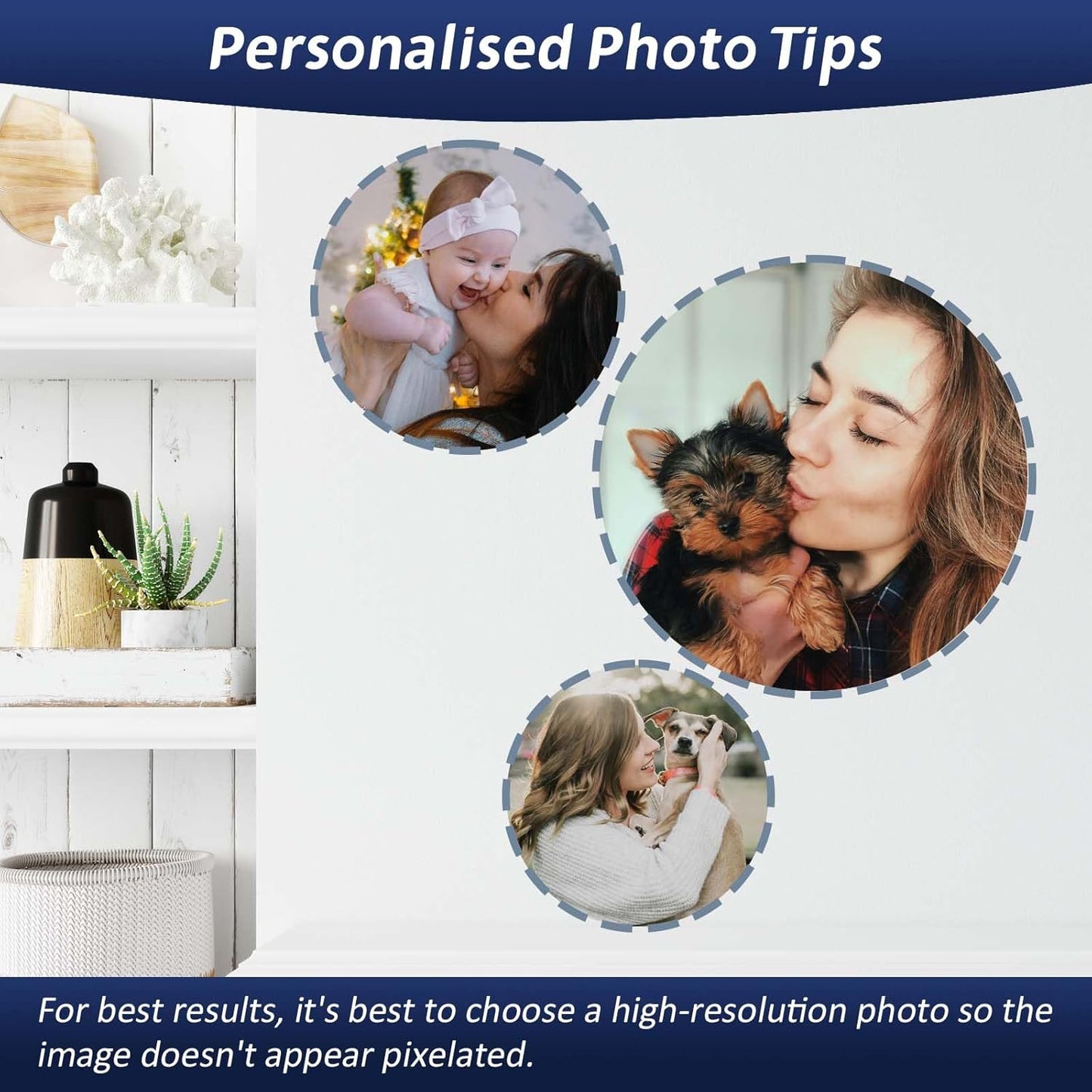 AIRUIXIO Custom Canvas Prints with Frame | Personalized Photo Canvas for Christmas Gifts | Ideal Family & Pet Wall Art Decor | Custom Canvas Wall Art 12x8Inch