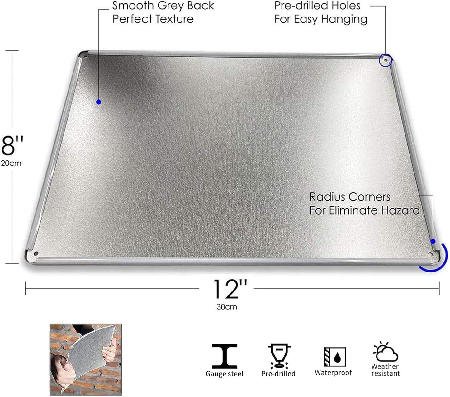 No Soliciting Sign for House Front Door - Funny Metal Tin Signs Room Decor Door Knockers Please Be Aware Warning Yard Sign, Home Bedroom Wall Art Decorations 8x12 Inch