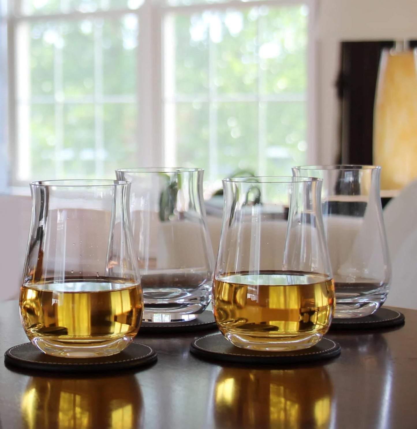 Ravenscroft Crystal | European-Made, Hand-Blown Scotch Decanter Gift Set | 1 Decanter with Stopper & 4 Glasses | 100% Lead-Free Crystal | Gift-Boxed