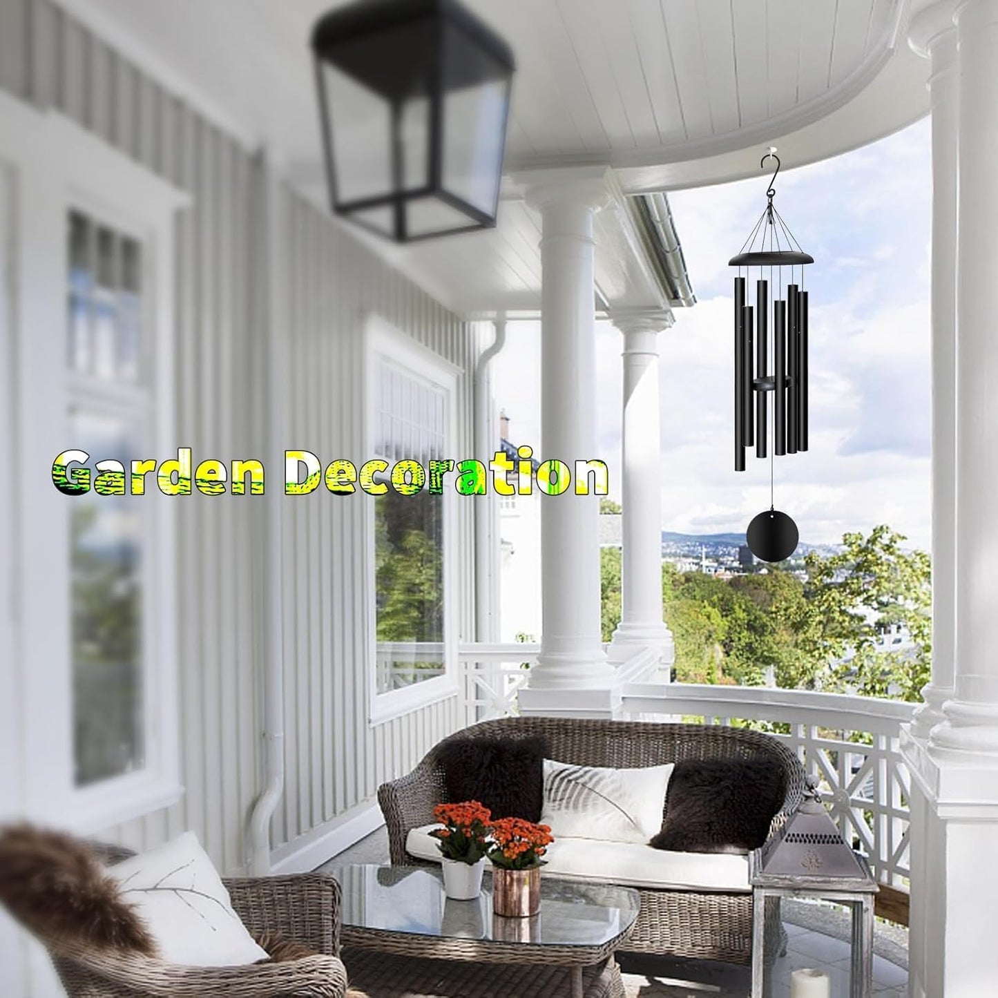 Wind Chimes Outdoor Deep Tone，36'' Large Memorial Wind Chimes for Outside，Wind Chime Gifts for mom/Grandma,Balcony,Garden Décor