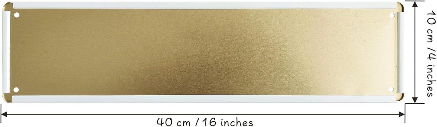 Vintage Tin Sign Retro Metal Butterfly Street Signs Stylish Wall Art Plaques for Home Decor Bathroom Kitchen House and Gothic Wall Decor or as a Unique Poster 16x4 in