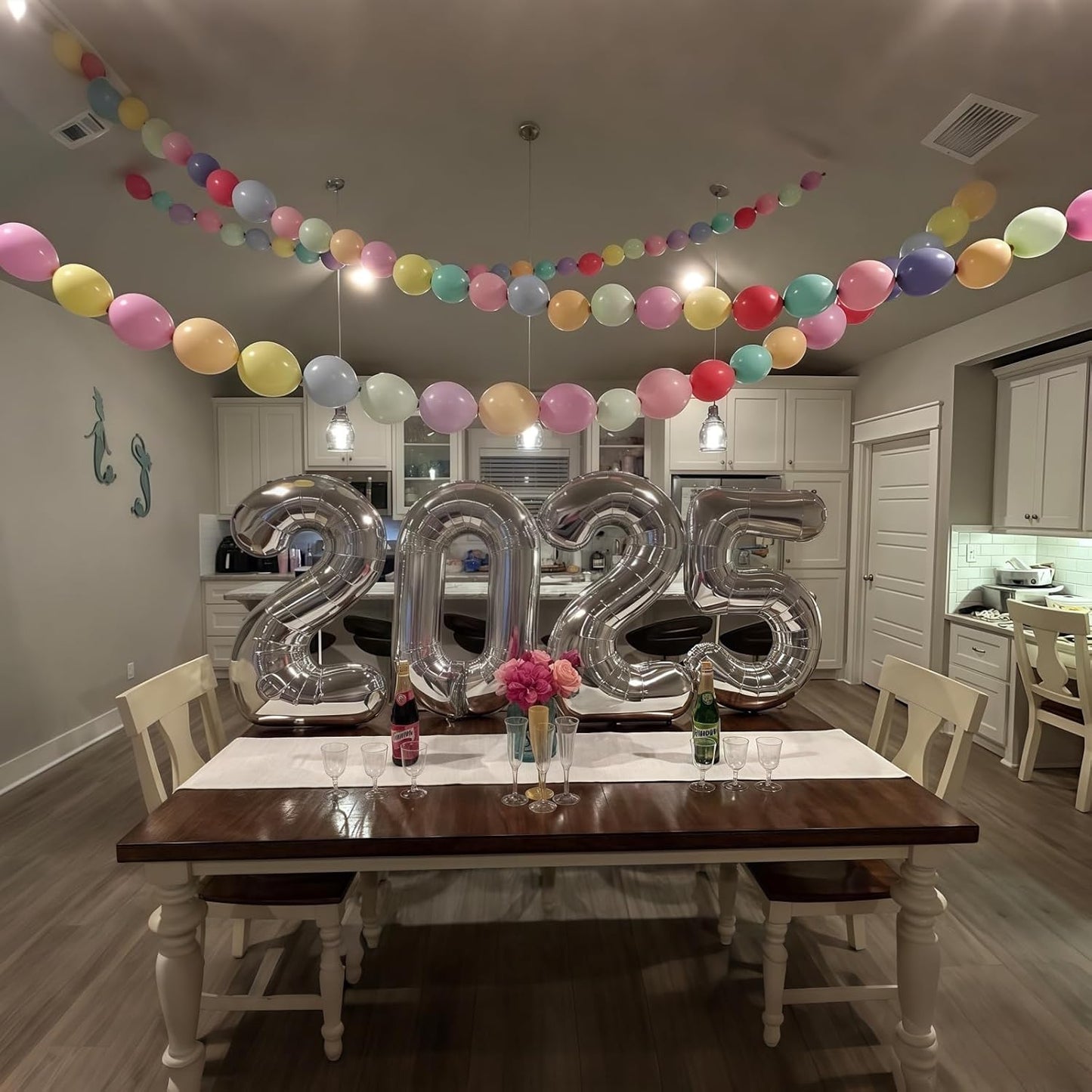 Pastel Rainbow Linking Balloons, 120PCS 6 Inch Colorful Quick Link Balloon Assorted, Multicolor Rainbow Connecting Balloons for Birthday Baby Shower Easter Independence Day Carnival Party Decorations