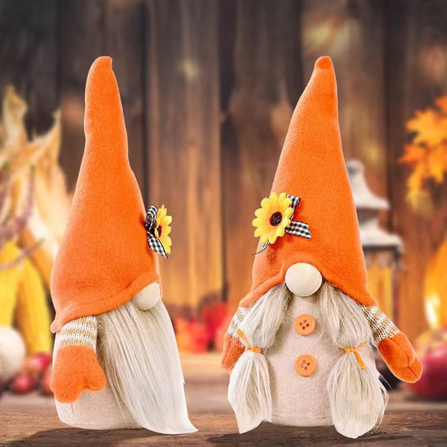 Fall Decoration for Home,Fall Decor Gnome Plush for Tiered Tray,Sunflower Plush Gnomes Autumn Gnomes Gifts Farmhouse Harvest Table Decoration,Thanksgiving Gnome Decor,Boy