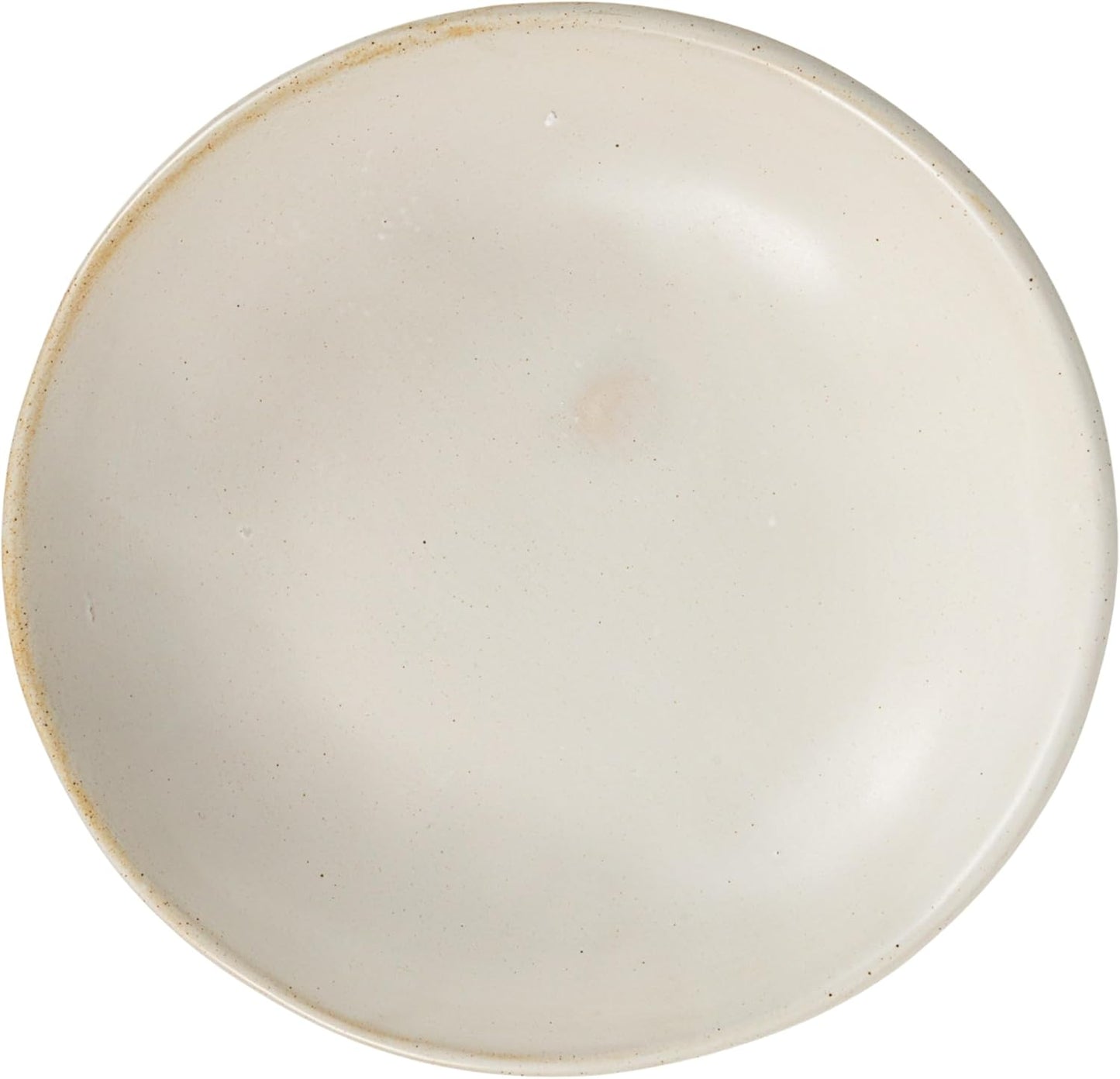 Creative Co-Op Stoneware Bowl w Reactive Glaze, White