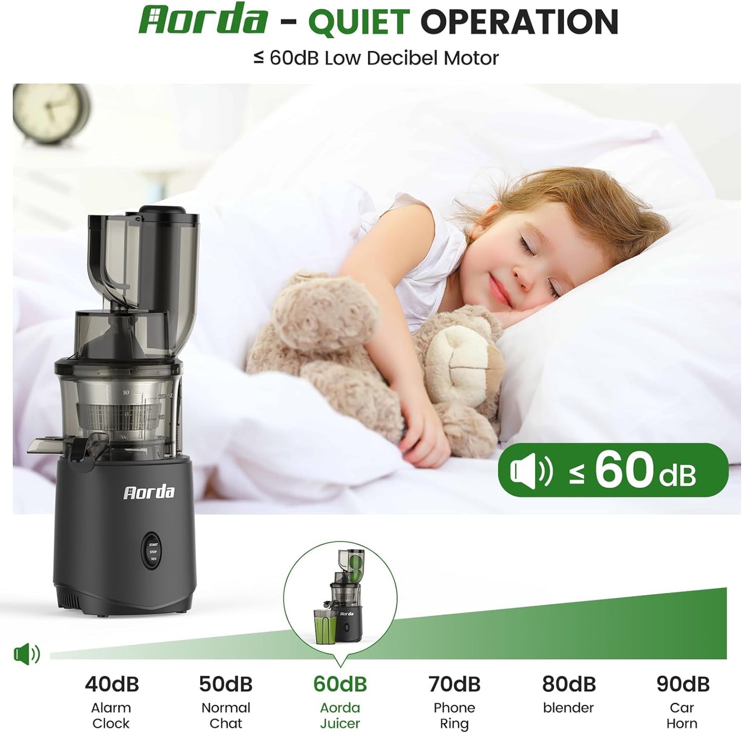 Slow Masticating Cold Press Juicer: Cold Pressed Juicer Machines For Vegetable And Fruit 200W, Matte Grey