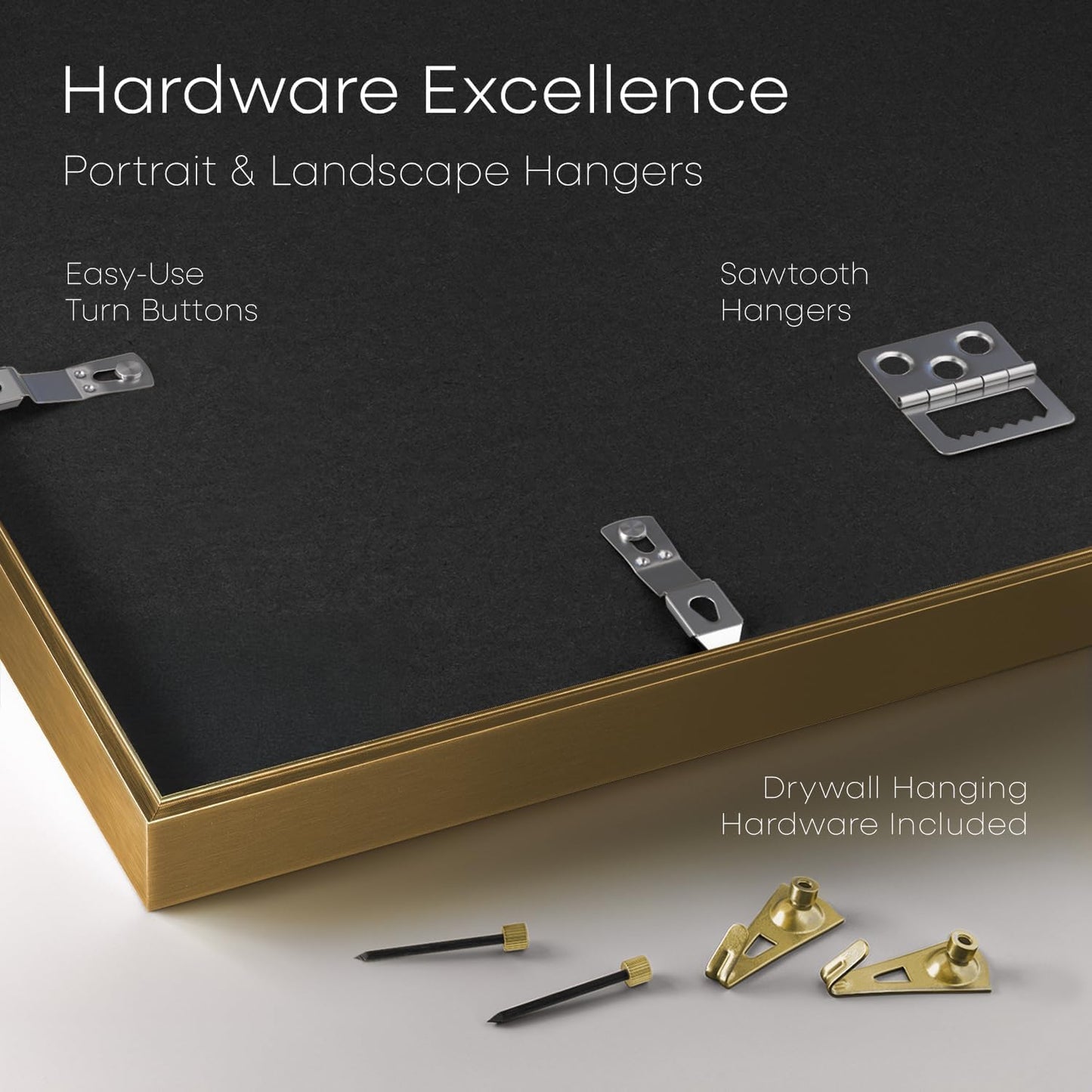 Homeforia 8.5 x 14 Marriage License Frame Bronze, High End Metal 8.5x14 Marriage Certificate Frames, 14x8.5 Picture Frame for Wall & Tabletop, 8.5 by 14 Photo Frame, Tempered Glass, Wall Kit, Set of 1