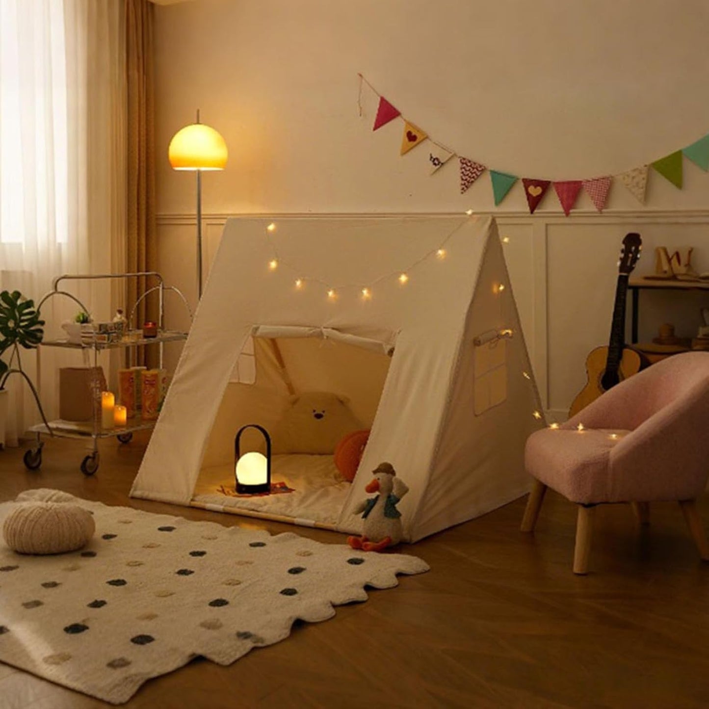 Star String Lights for Bedroom - 17 Ft 50 LED Fairy Christmas Lights Battery Operated, Indoor Outdoor Waterproof Star Twinkle Light for Tent Loft Bed Party Camping Decor