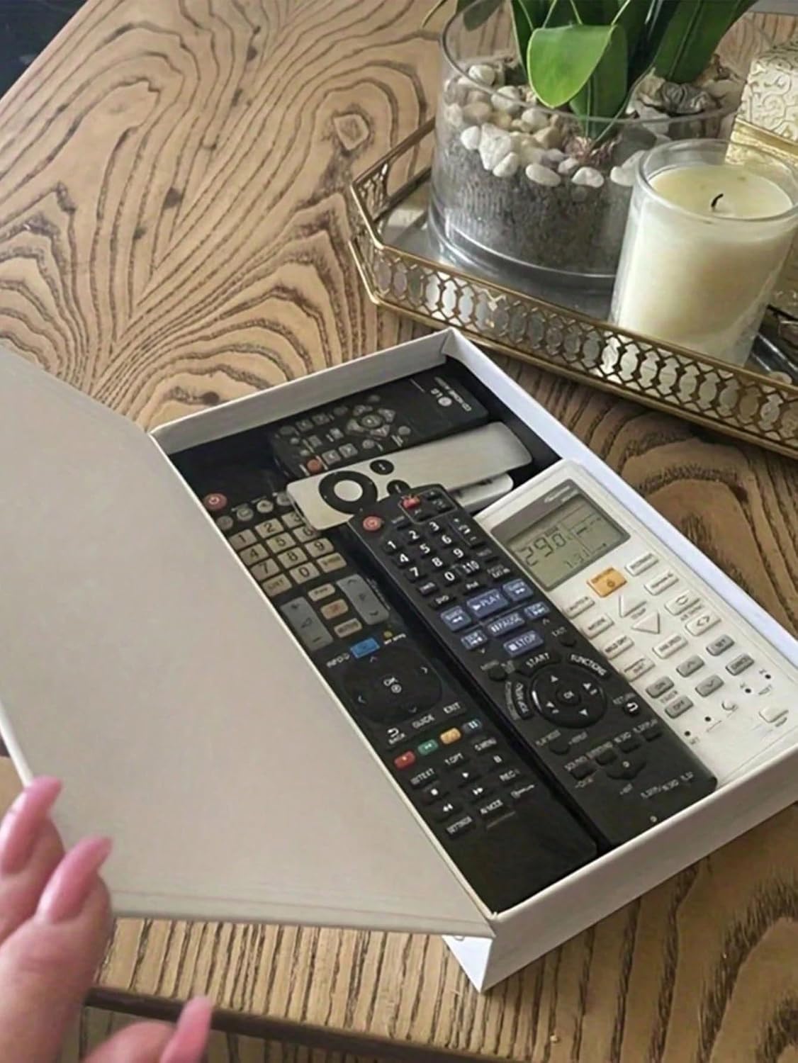 Decorative Storage Book Box – Hidden Storage for Remote Controls, Keys, and Small Items – Elegant Home Decor for Living Room, Bedroom, Coffee Table – Modern Style Faux Book Organizer (Welcome Home)