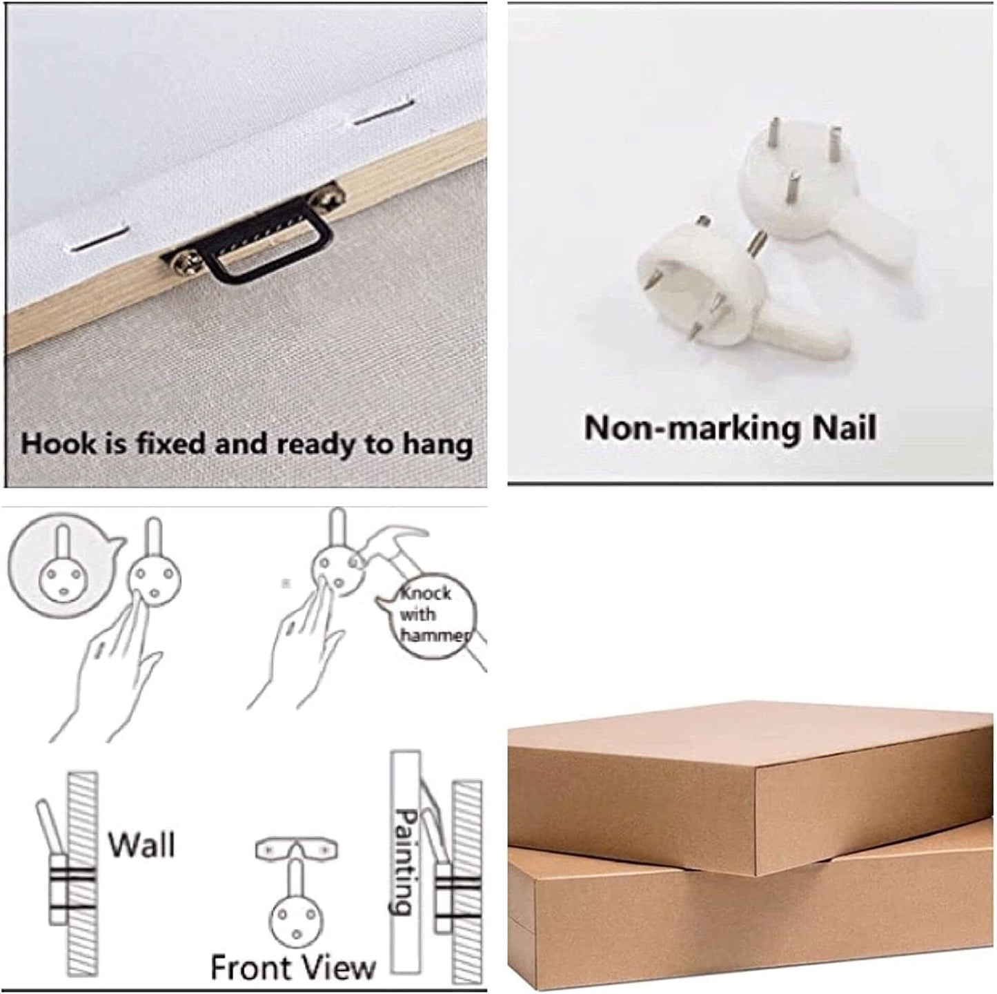 Bamdeya Bathroom Wall Art Gray Red Wall Decor Forest Canvas Painting Tree Prints Art Scenery Artwork for Wall Landscape Picture Black and White Wall Art Bedroom Room Décor Decoration -12x16inches