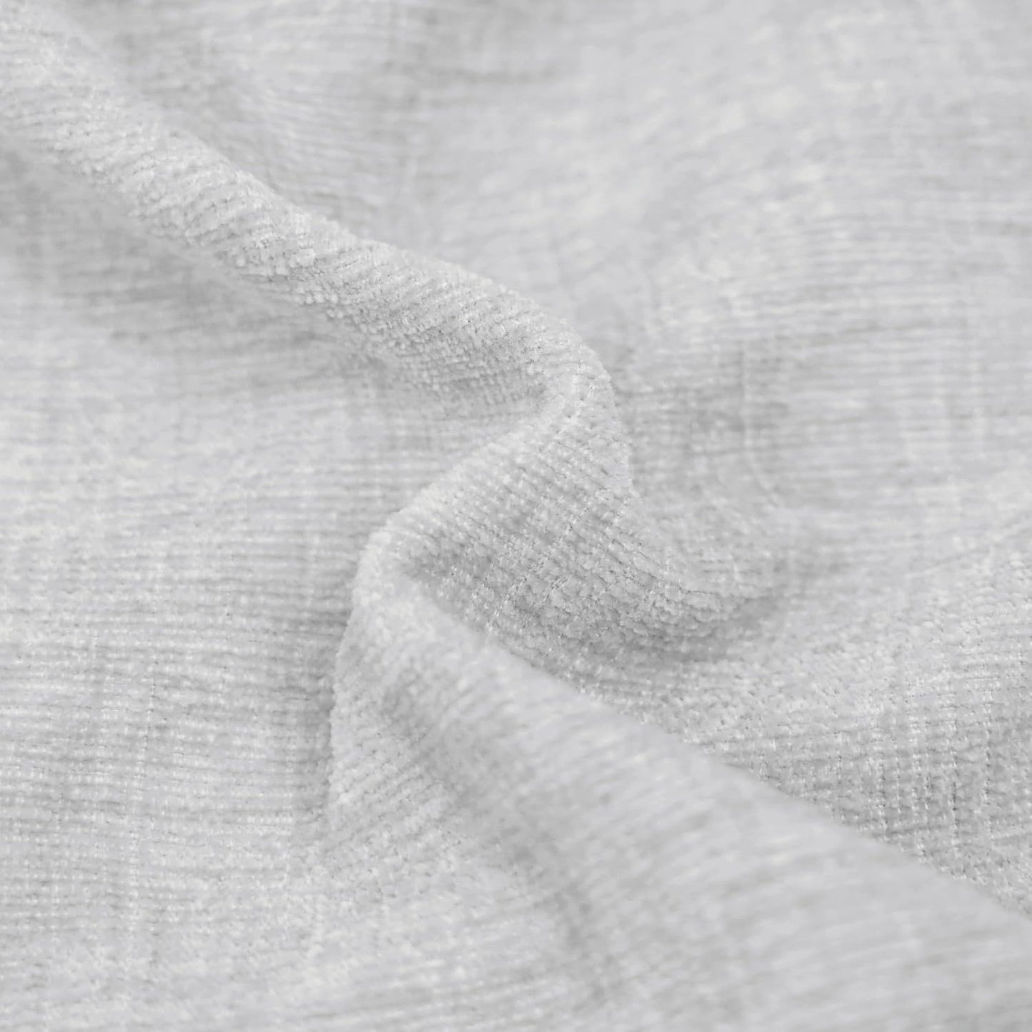 CaliTime Throw Pillow Covers Decorative 18 X 18 Inches Pack of 2 Cozy Chenille Cushion Cases for Couch Sofa Bed Living Room Home Moonbeam Gray