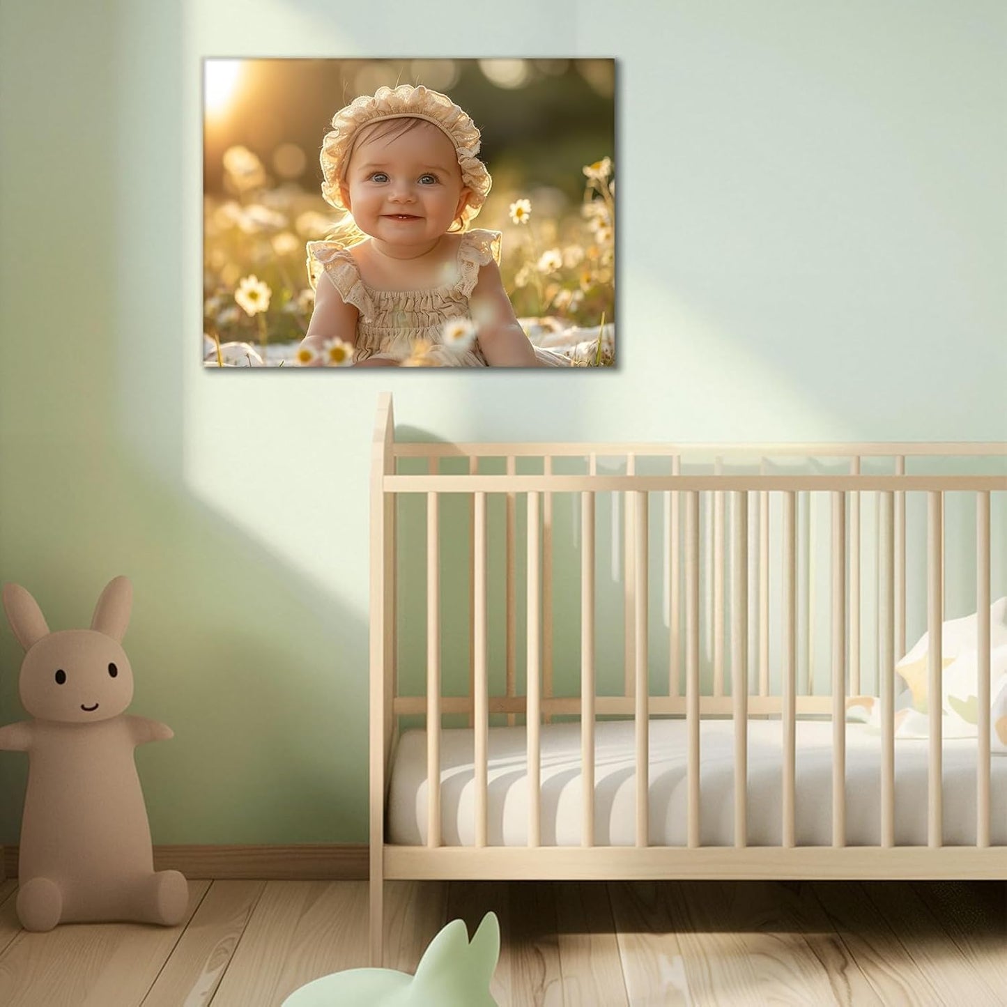 Personalized Pictures with Photos Custom Poster Wall Art Prints Customize Canvas Wall Picture Framed Prints for Living Room Wall Art 16x24in