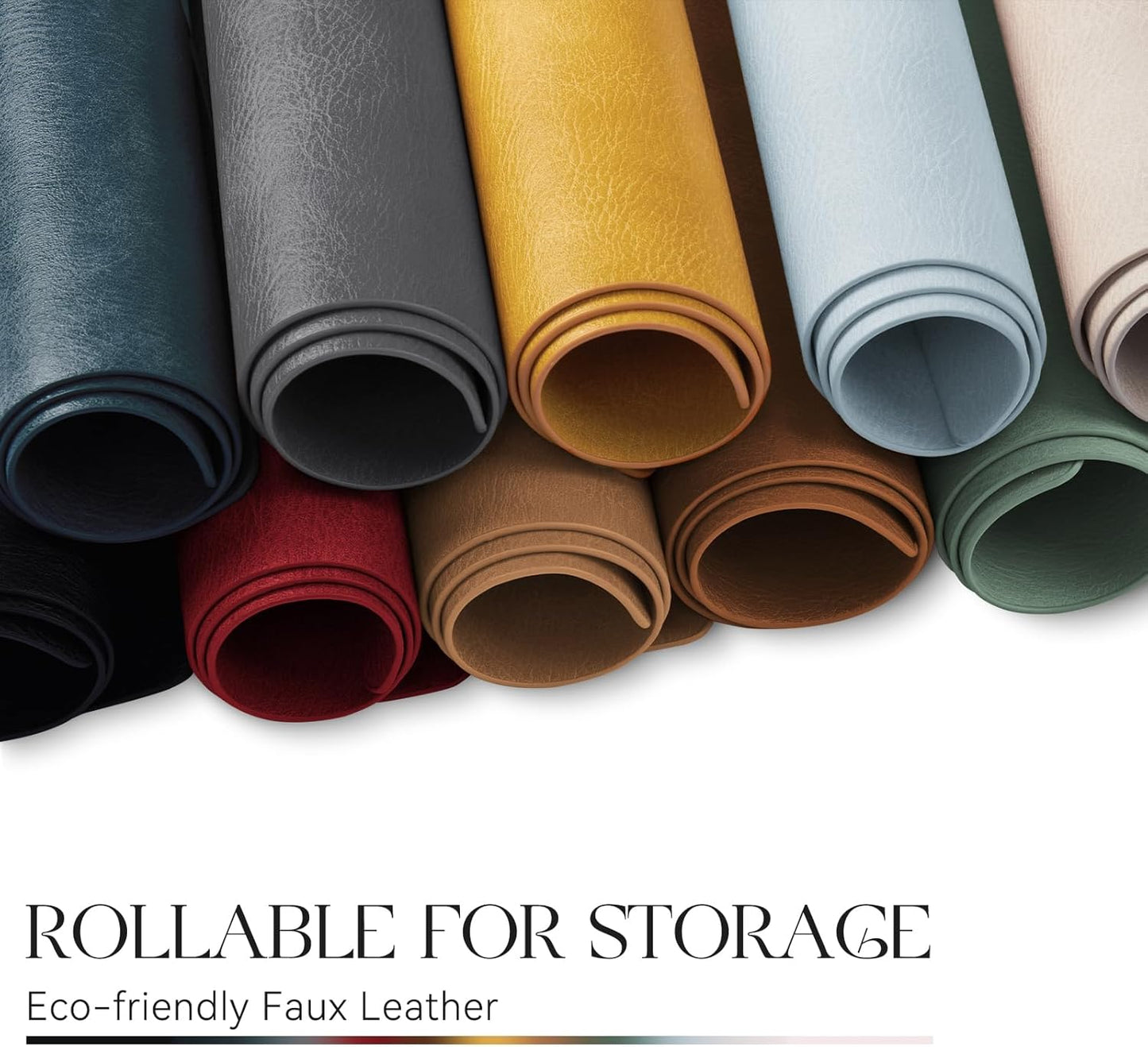 MOSAYT Vinyl Placemats Set of 12-12 X 17 Inch - Faux Leather 100% Waterproof Oil-Proof Wipeable PU Place Mats, Heat Resistant Reversible Table Mats for Kitchen, Dining, Outdoor (Yellow)