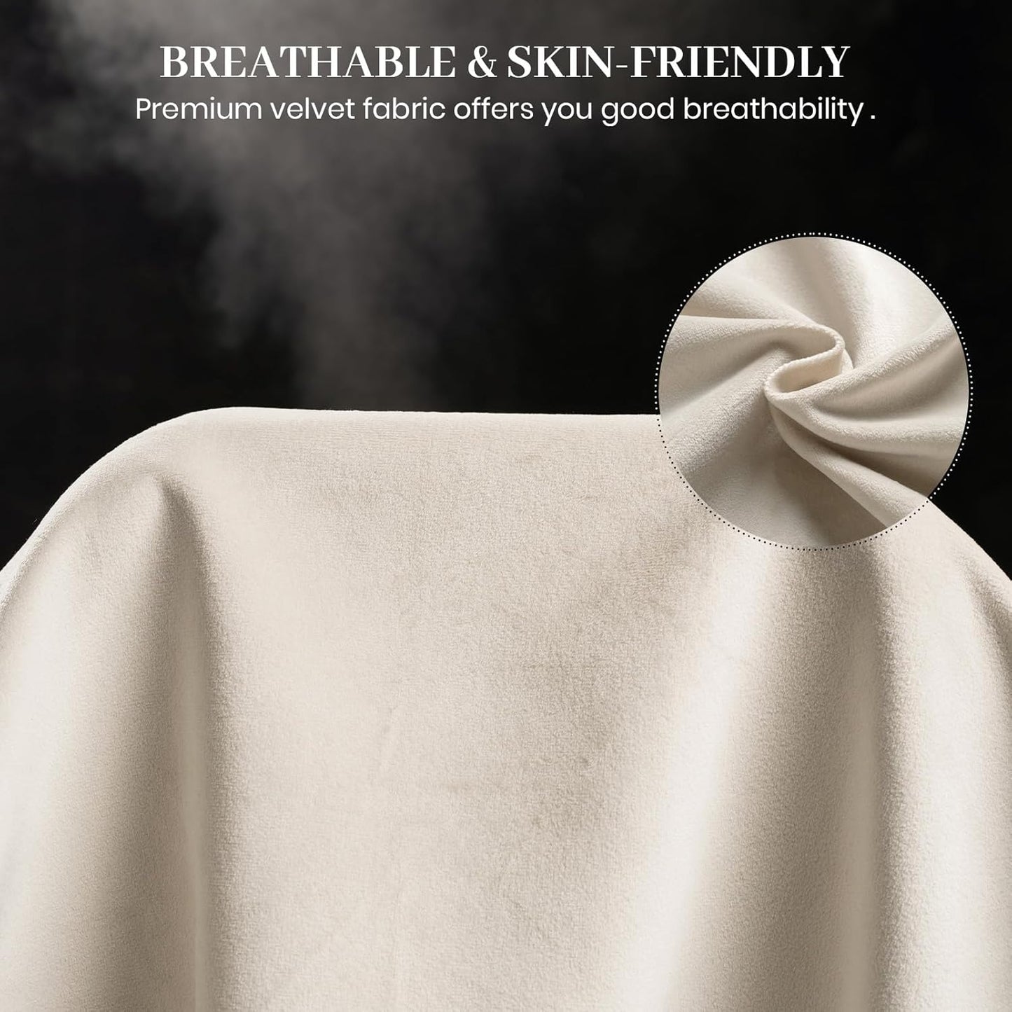 Belffin Sectional Couches for Living Room,106.3" 6-Seater Sleeper Sofa Bed,Extra Deep Seat Velvet Cloud Couch with Ottoman,Modular Sectional Sofa with Washable Covers,Beige