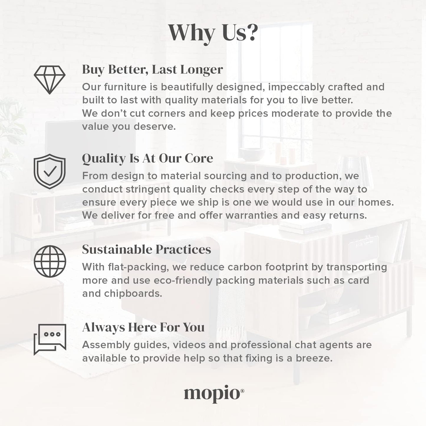 mopio Ensley TV Stand, Mid Century Modern for 55/60/65 inch TV, Farmhouse TV Stand, Entertainment Center with Storage, TV and Media Consol for Living Room (Walnut, 46")