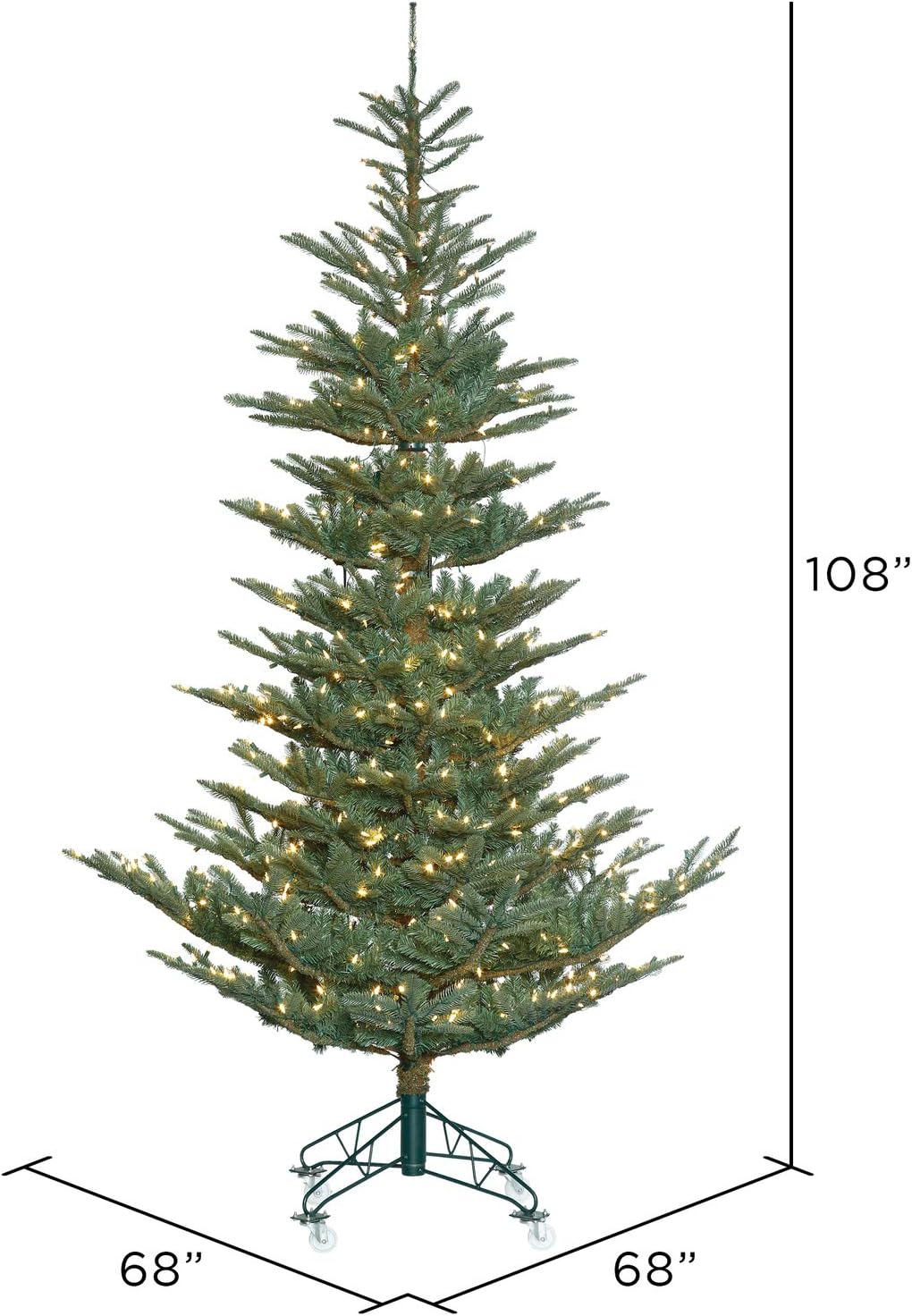 Vickerman G160481LED Alberta Blue Spruce Christmas Tree