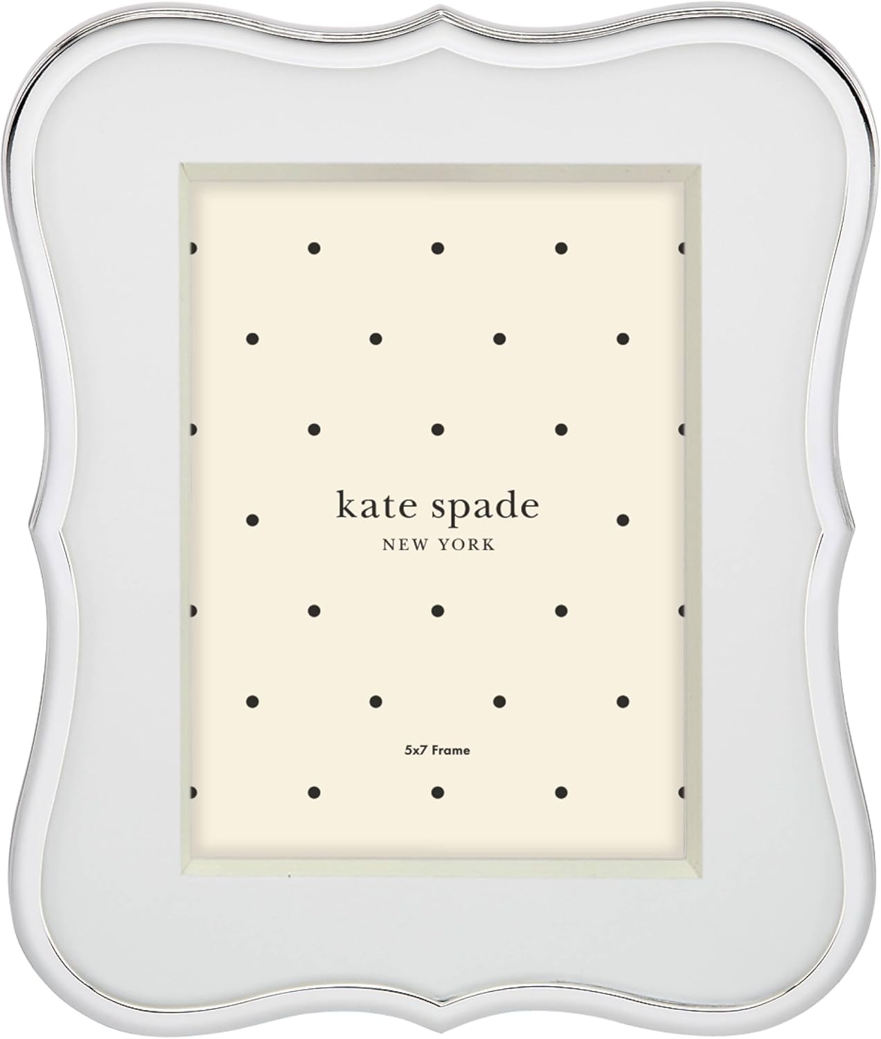 kate spade new york Crown Point 5" x 7" Frame, Silver