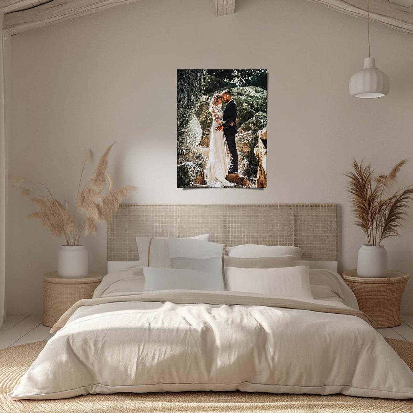 Personalized Custom Canvas Prints: Photo On Canvas (Framed Canvas, 24X32) Transform Your Photos into Stunning Framed Wall Art Digitally Printed Photo To Canvas Ideal for Home Decor