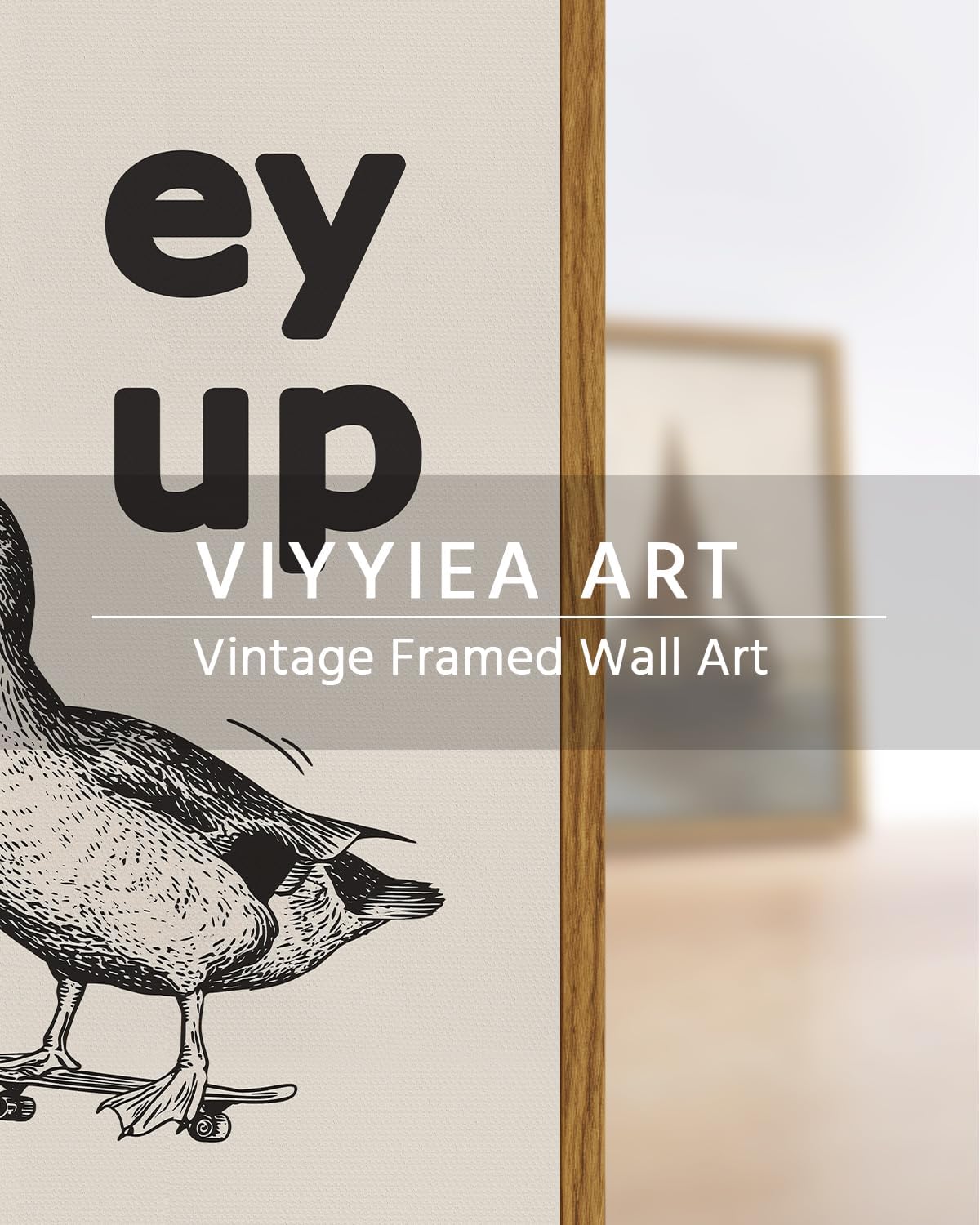 VIYYIEA Framed Wall Art JK-J1-L SK1206 16L x 12W