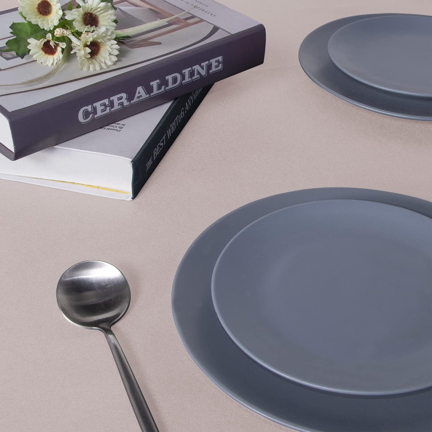 sancua Rectangle Tablecloth - 70 x 120 Inch - Stain and Wrinkle Resistant Washable Polyester Table Cloth, Decorative Fabric Table Cover for Dining Tables, Buffet Parties and Camping, Blush