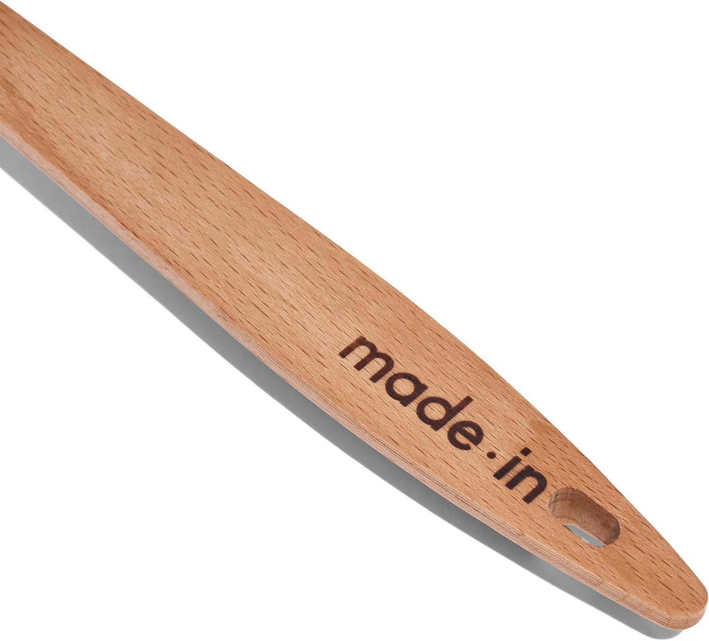 Made In Cookware - Wooden Spoon - Handcrafted for Thorough Mixing and Gentle Cookware Care - Crafted in Hungary
