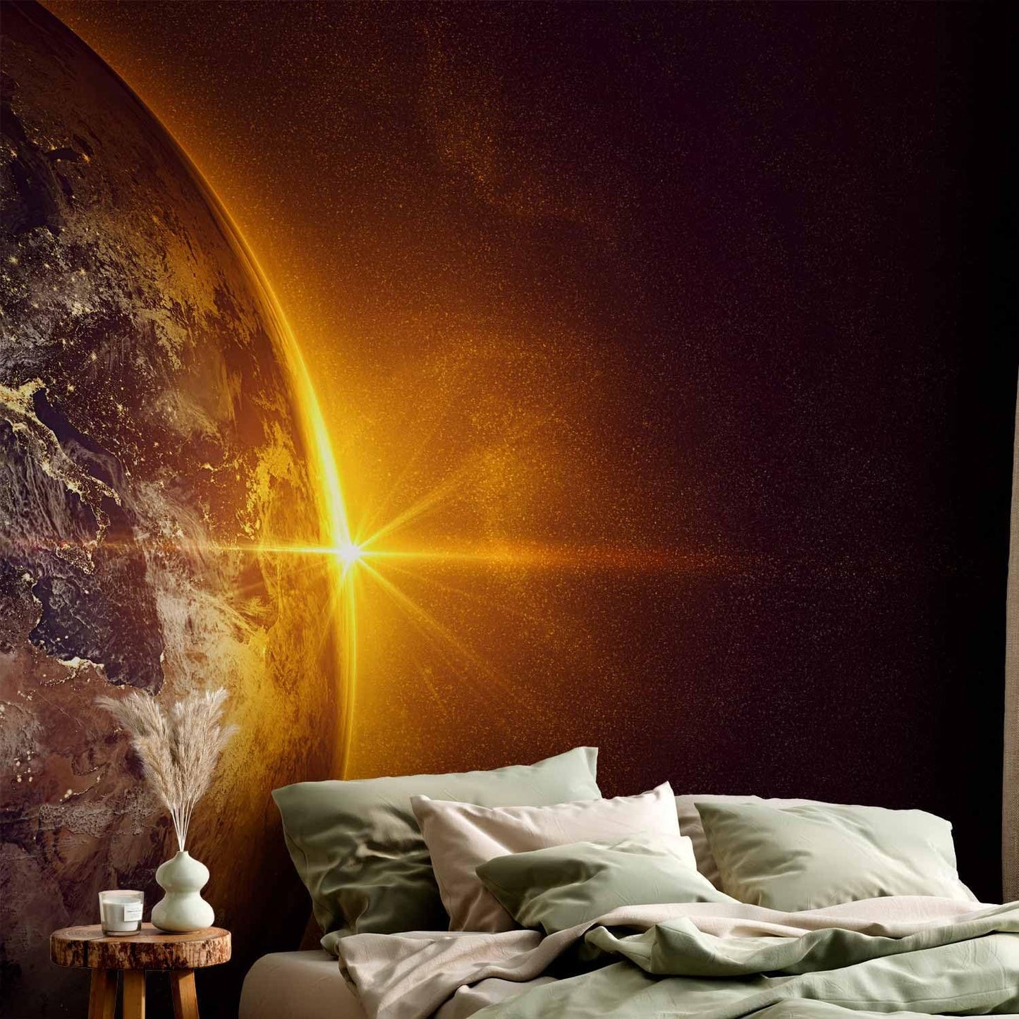 artgeist Premium Wall Mural Cosmos Galaxy 79x55 in - XXL Non-Woven Wallpaper Fleece Wall Decor Photo Print Picture Image Design Home n-B-0003-a-a