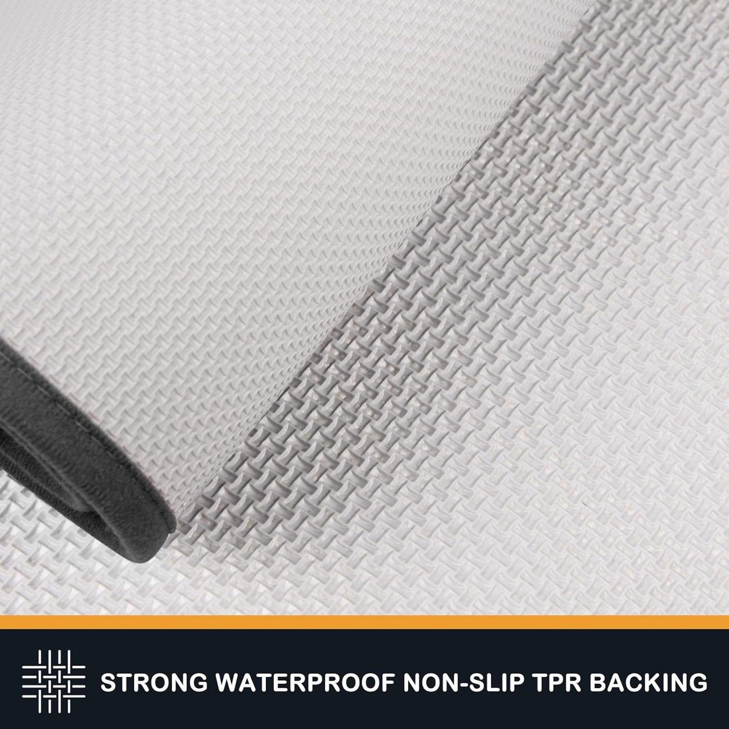 PURRUGS Dirt Trapping Door Mat 32" x 47", Non-Slip/Skid Machine Washable Entryway Rug, Dog Doormat, Super Absorbent Welcome Mat for Muddy Wet Shoes and Paws, Charcoal