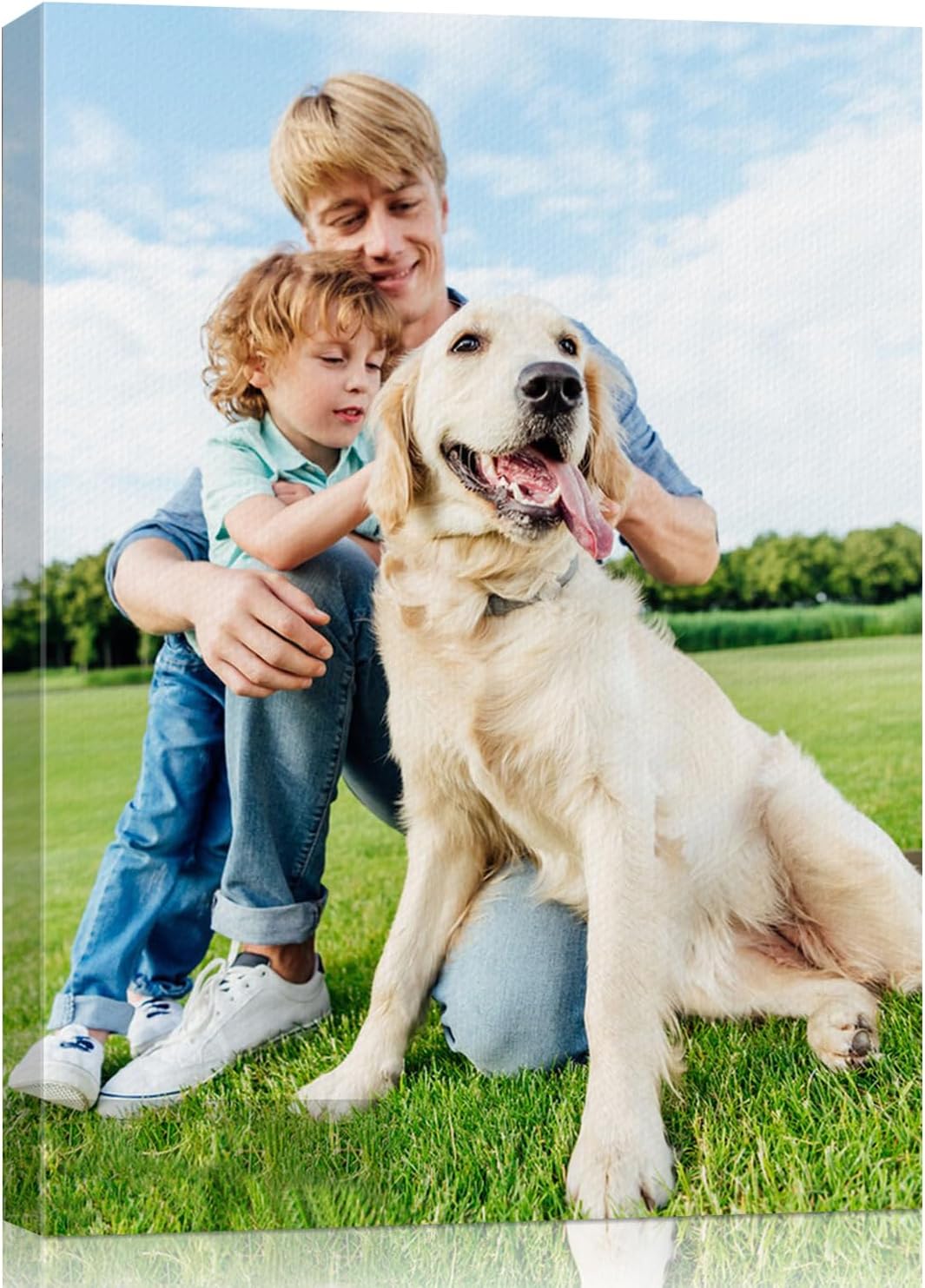 AbcCustomize Custom Canvas Prints,Transform Your Memories into Beautiful Art with Personalized Photo on Canvas,Personalized Canvas Wall Art for Home Decor, Gifts, and Keepsakes